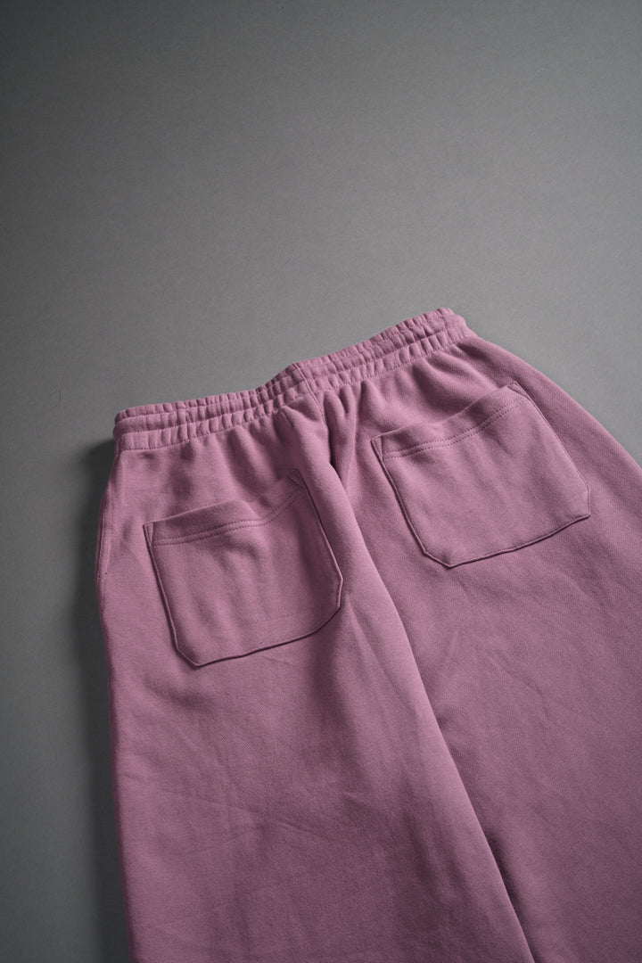 Dual Stud Mia Sweat Pants in Pink Smoke