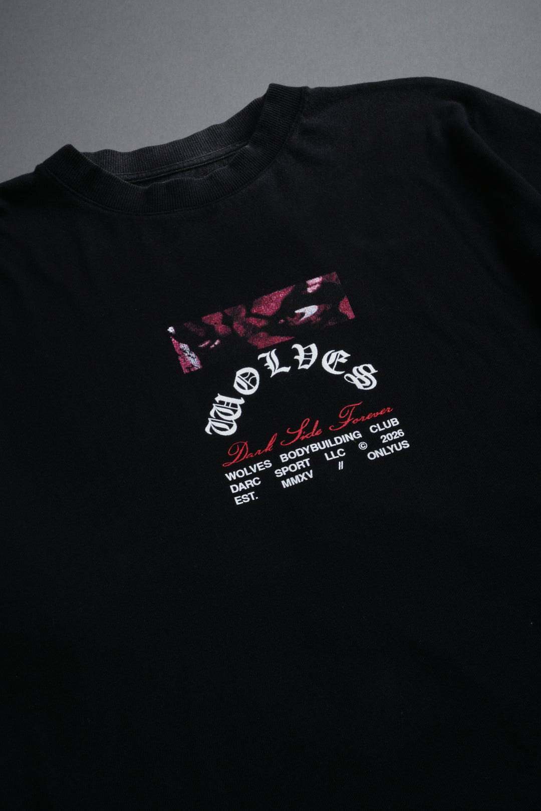 The Shadow Premium Oversized Tee in Black