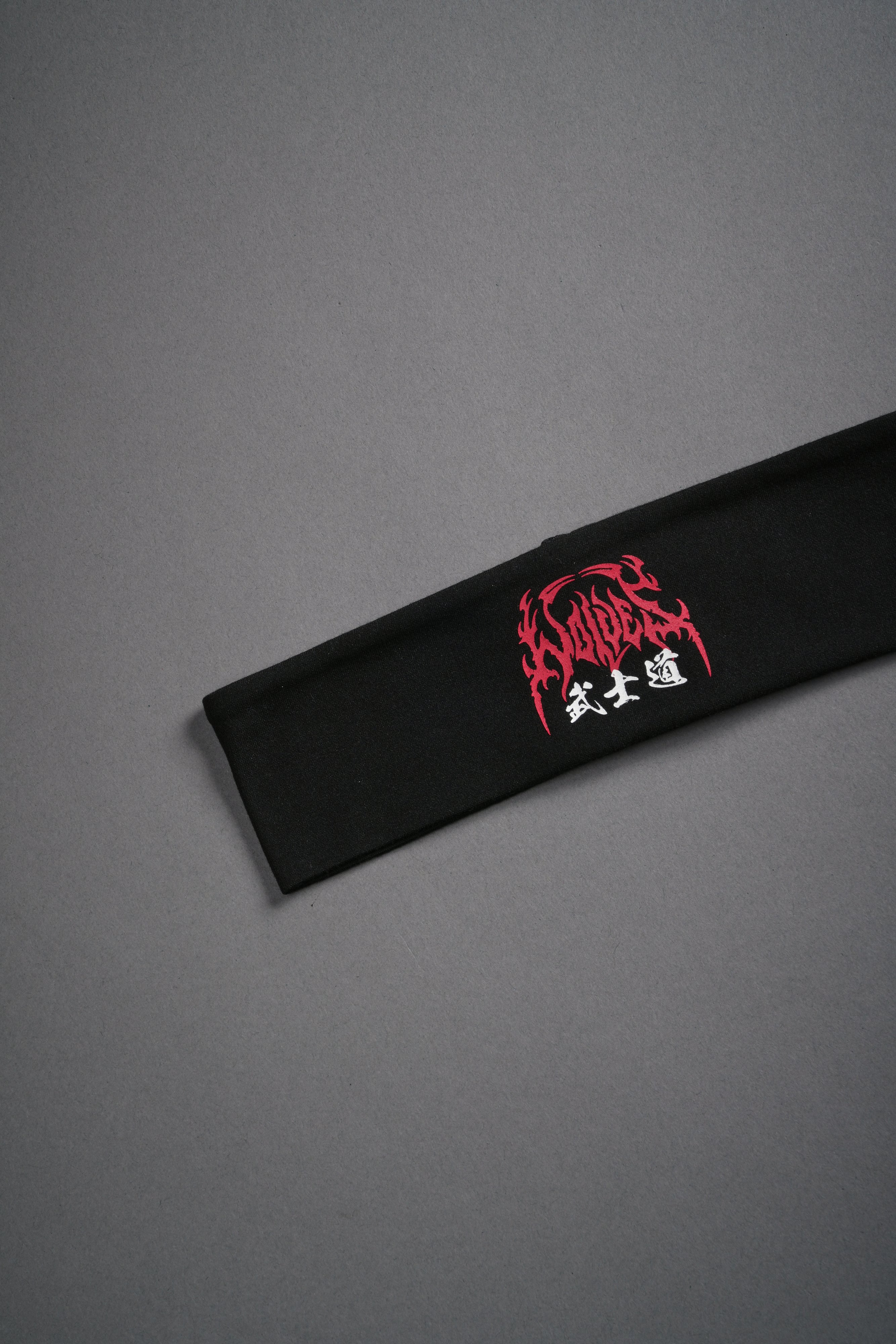 Hesh Kanji Wide Headband in Black