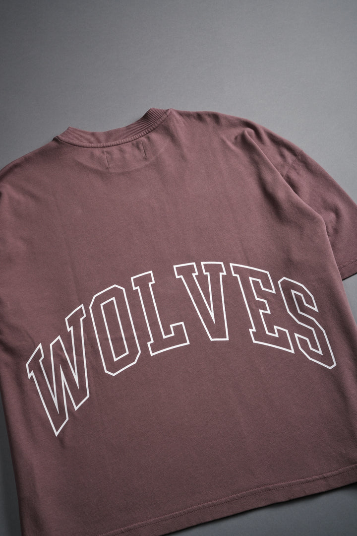Wolf of the Flame Premium "Box Cut" Tee in Mauve