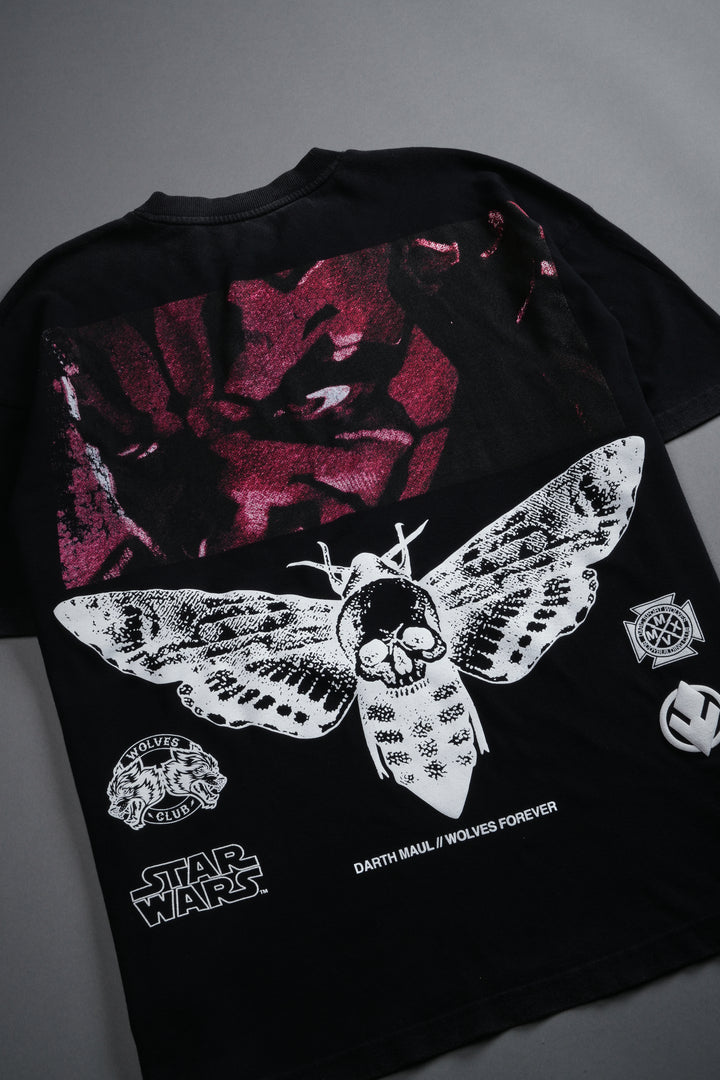 The Shadow Premium Oversized Tee in Black