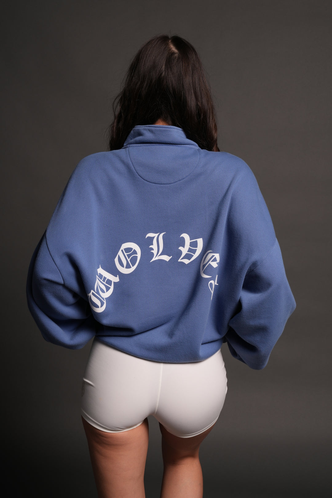 La Wolves V2 Duke 1/4 Zip Mock Neck in La Blue