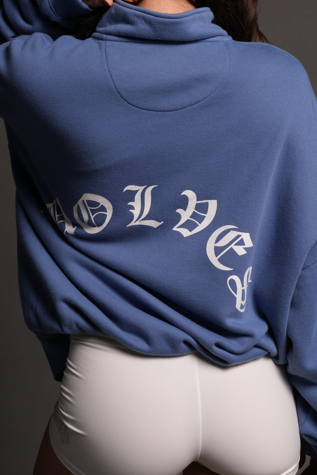 La Wolves V2 Duke 1/4 Zip Mock Neck in La Blue