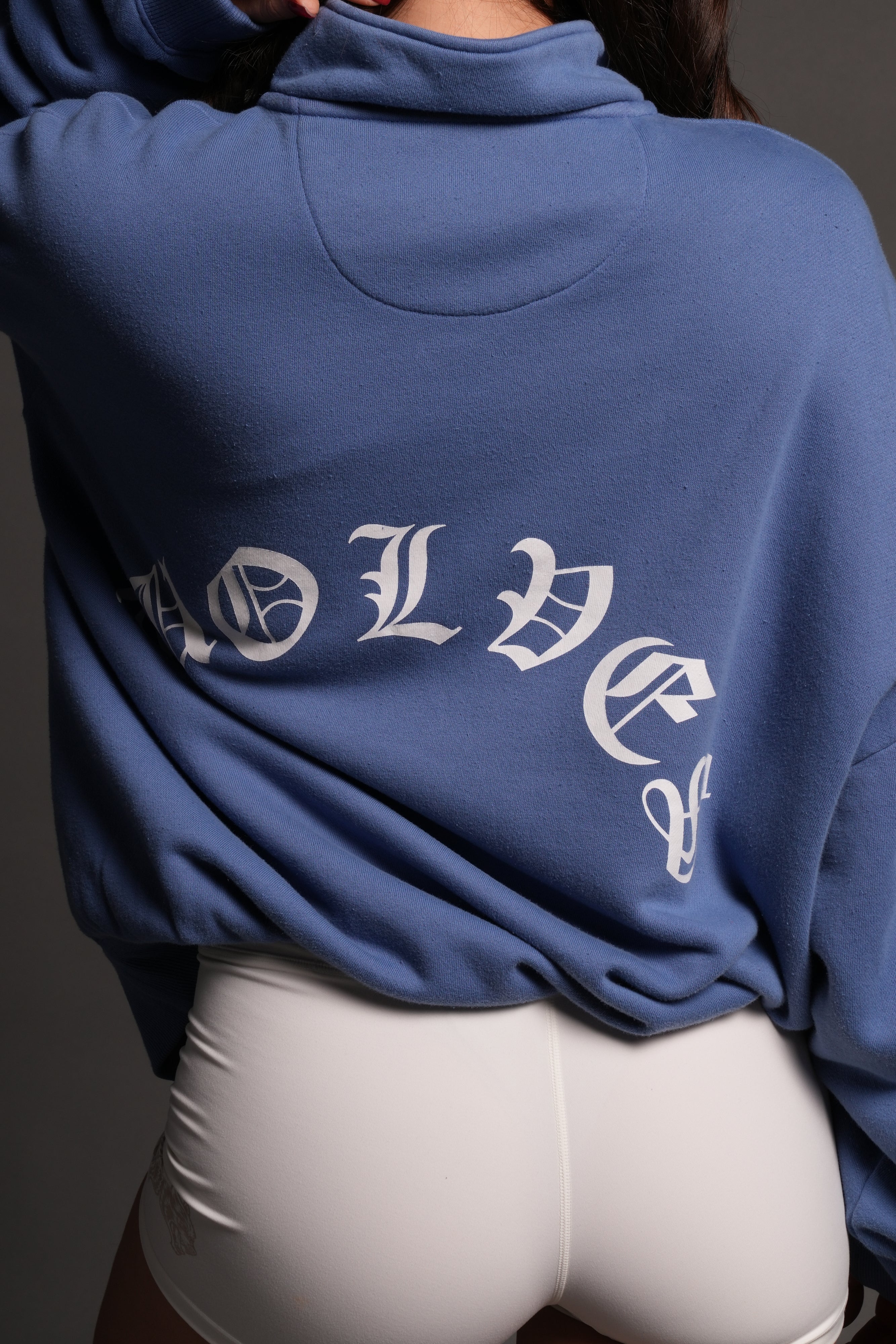 La Wolves V2 Duke 1/4 Zip Mock Neck in La Blue