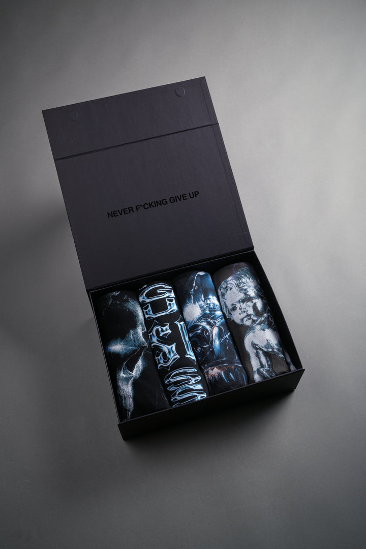 Finite Future "Side-By-Side" Tee Box Set in Black