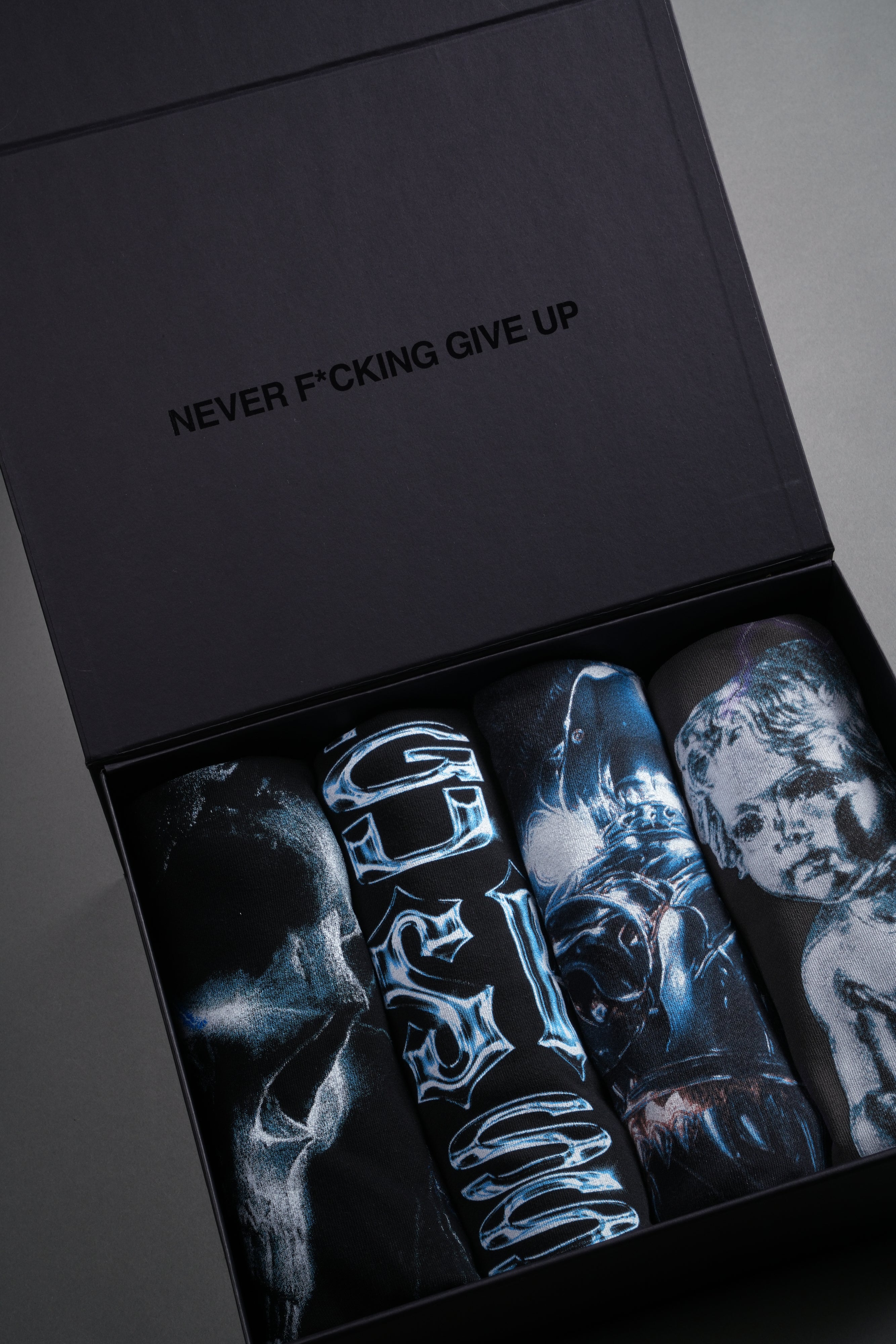 Finite Future "Side-By-Side" Tee Box Set in Black