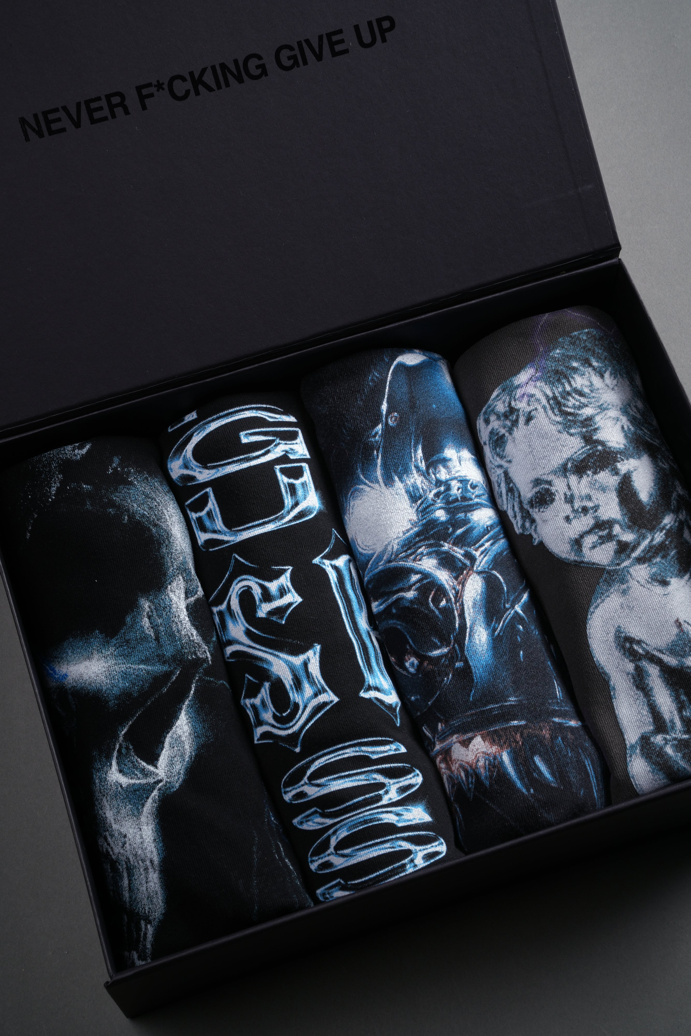 Finite Future "Side-By-Side" Tee Box Set in Black