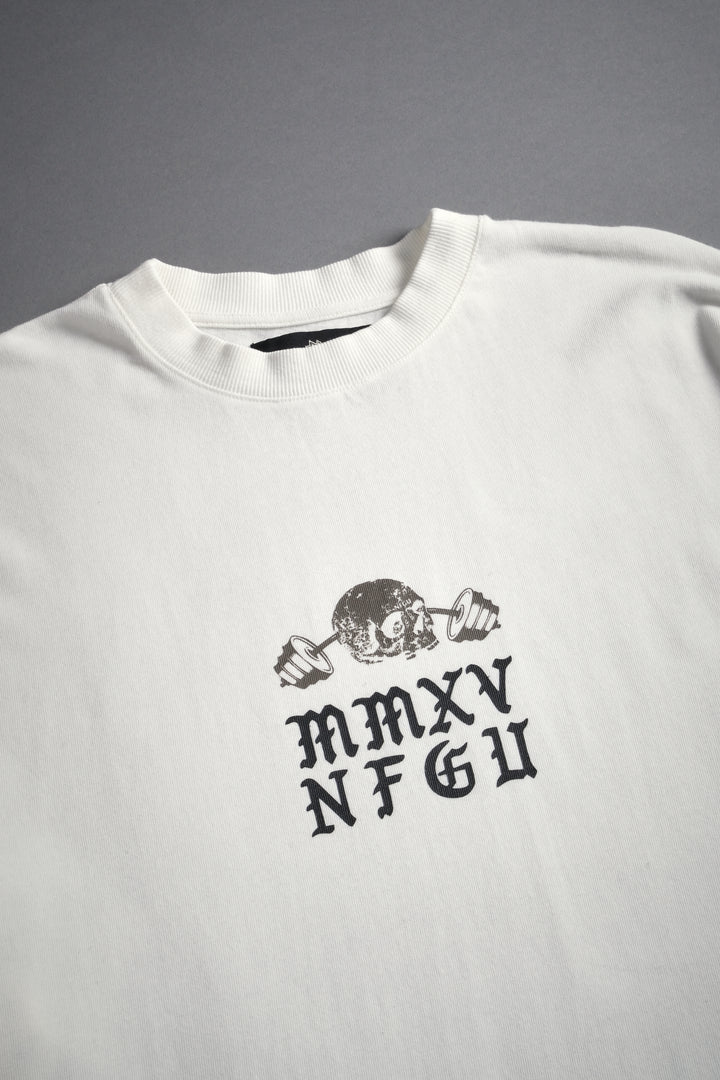 Hollow Virtue "Premium" Oversized Tee in Cream