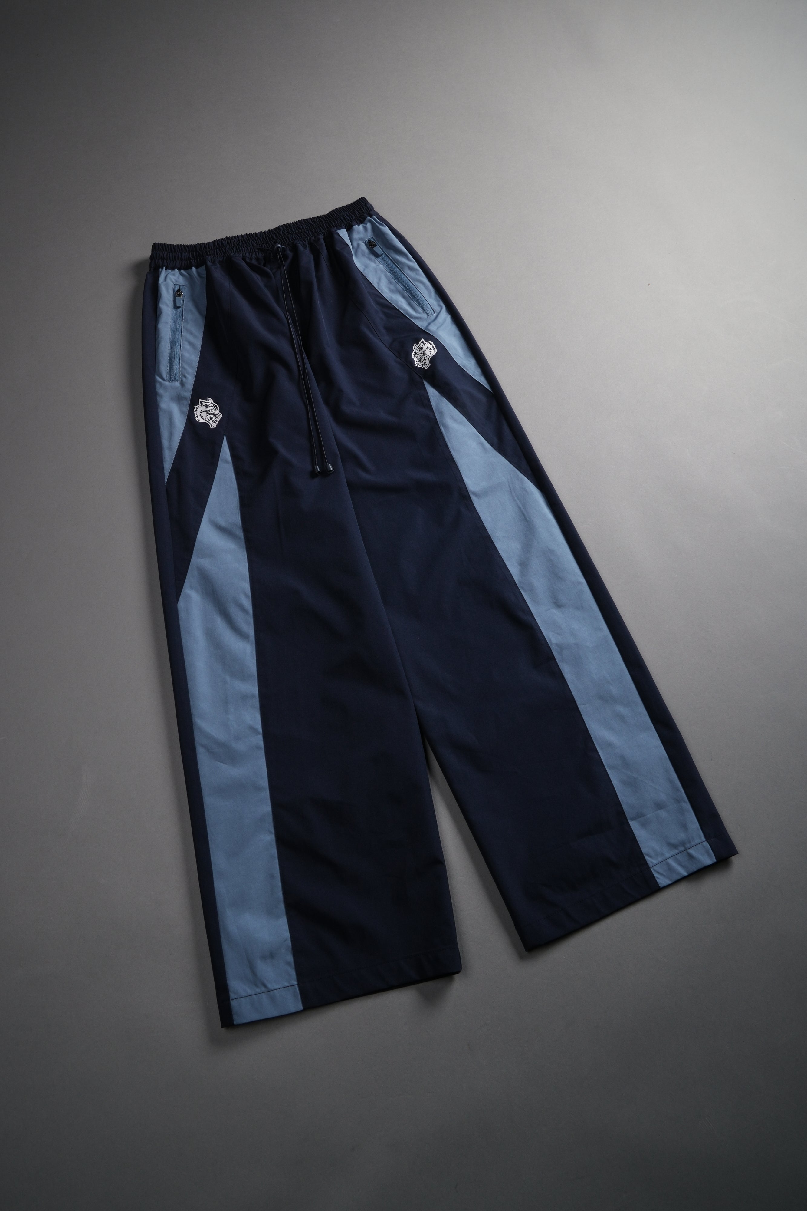 Dual Wolf She Brolic Track Pants in Midnight Blue/Denim