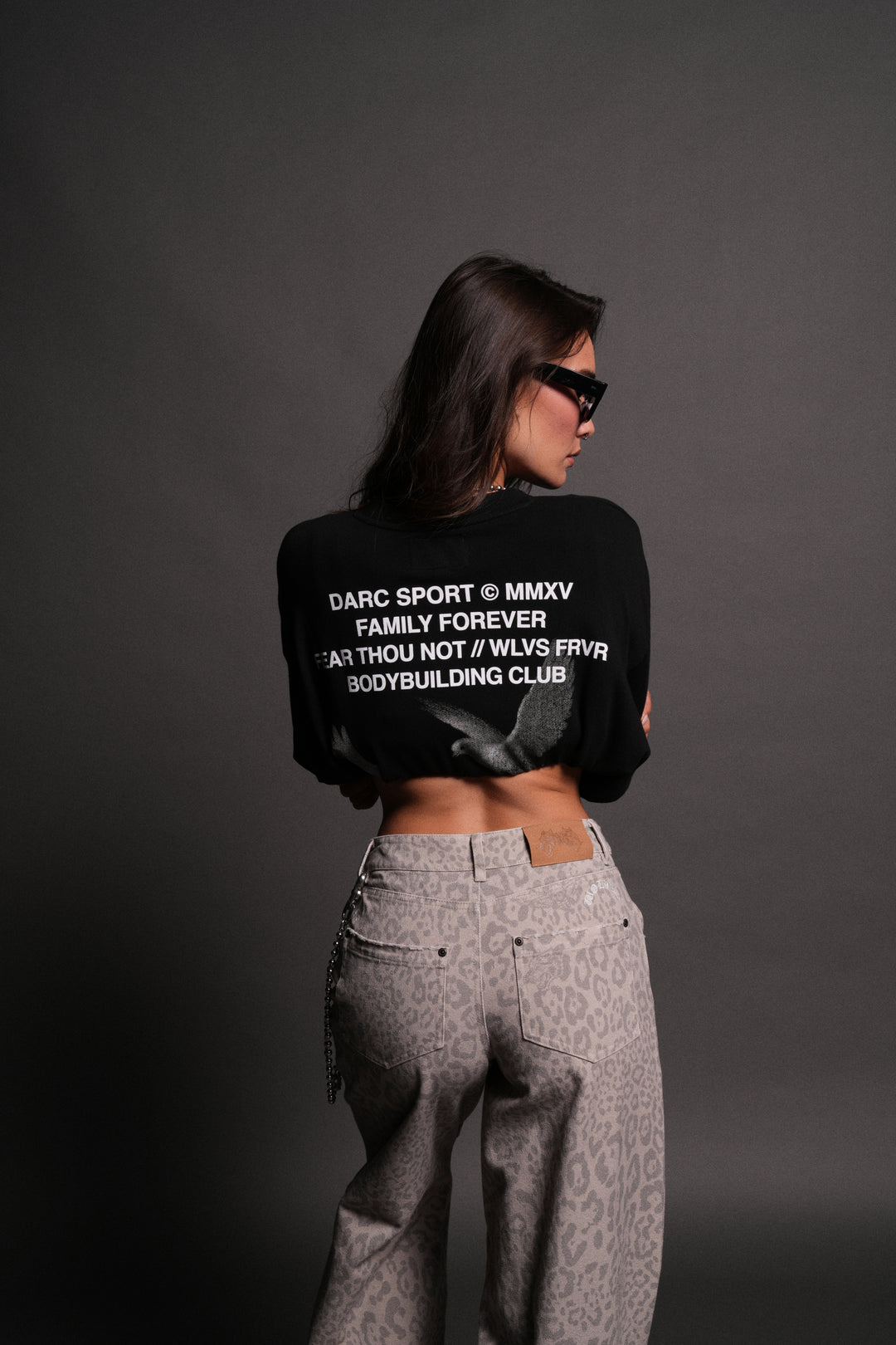 Darc Flight "Side By Side" Series Premium Oversized Tee in Black