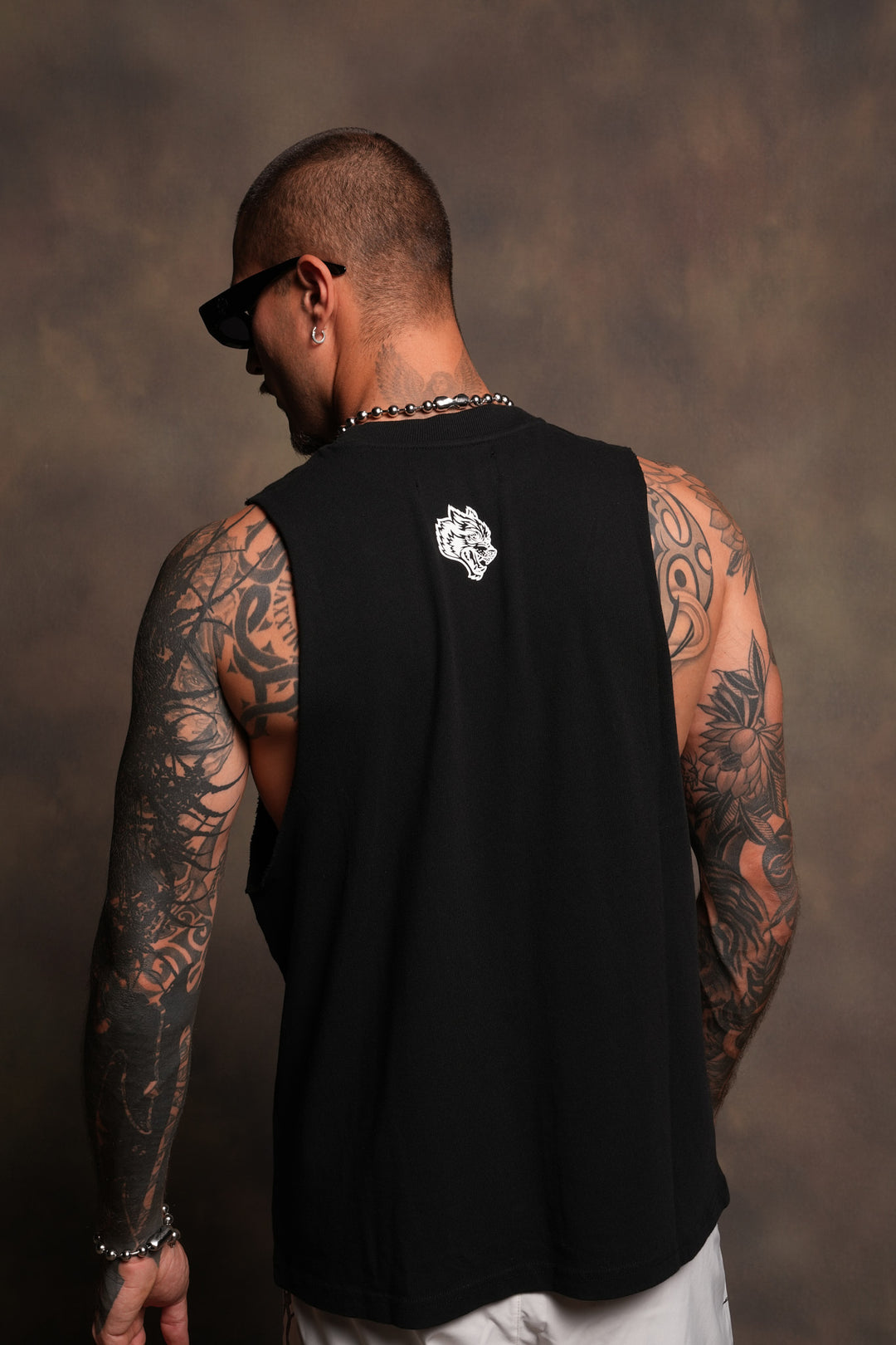 Dama De Las Rosas V2 Tommy Muscle Tee In Black