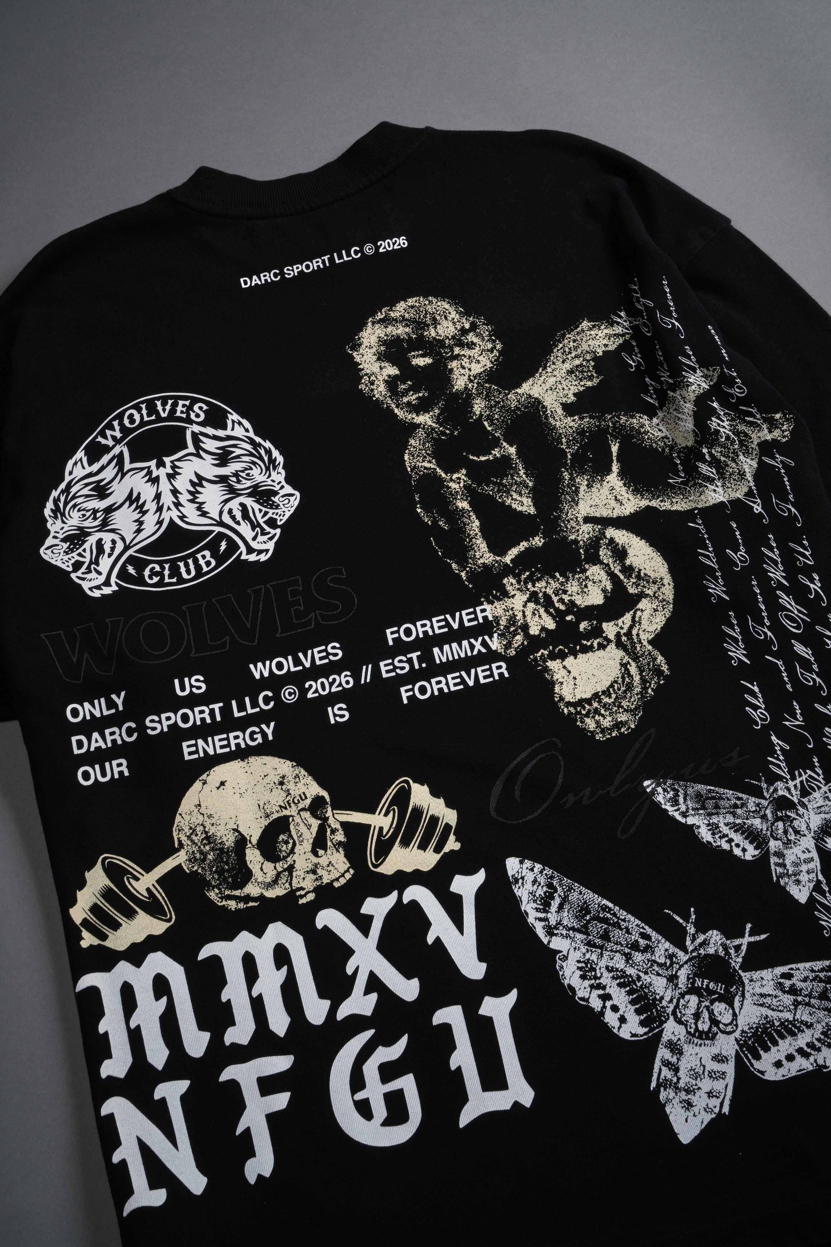 Hollow Virtue "Premium" Oversized Tee in Black