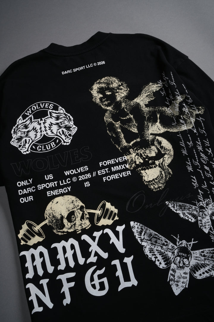 Hollow Virtue "Premium" Oversized Tee in Black