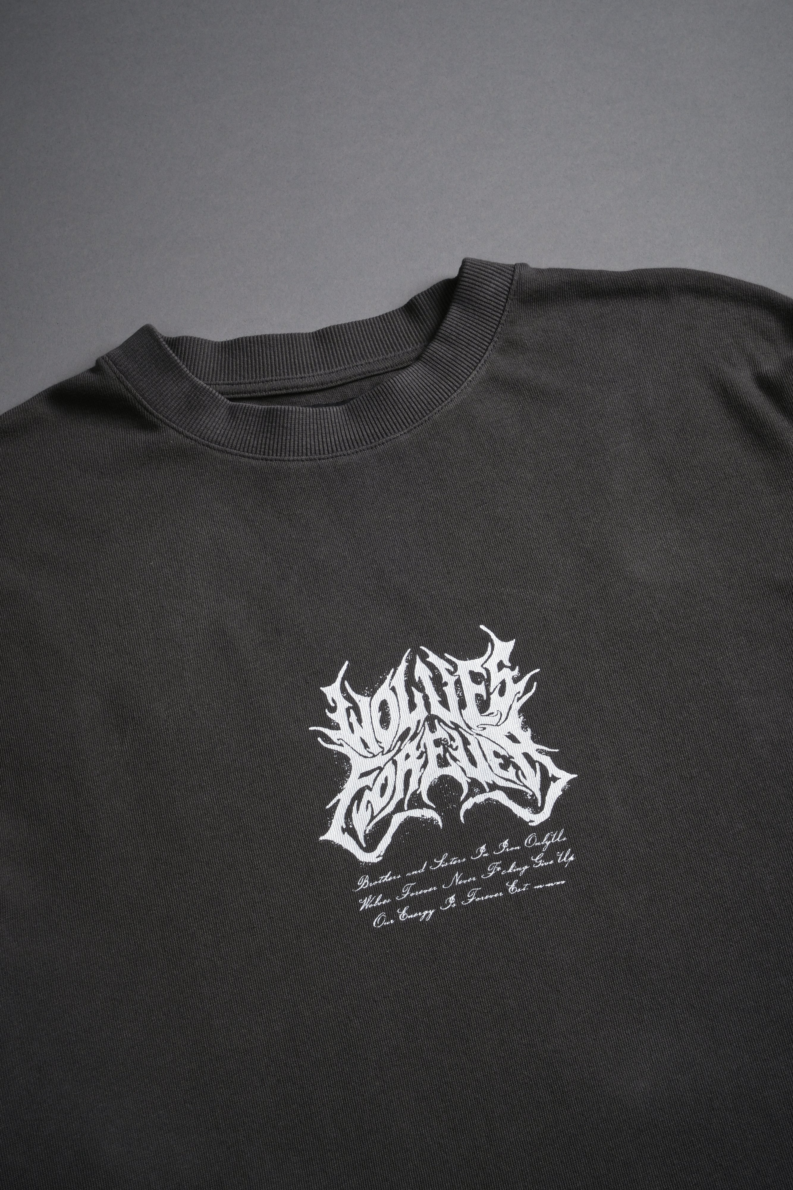 Sheer Loyalty "Premium" Oversized Tee in Wolf Gray