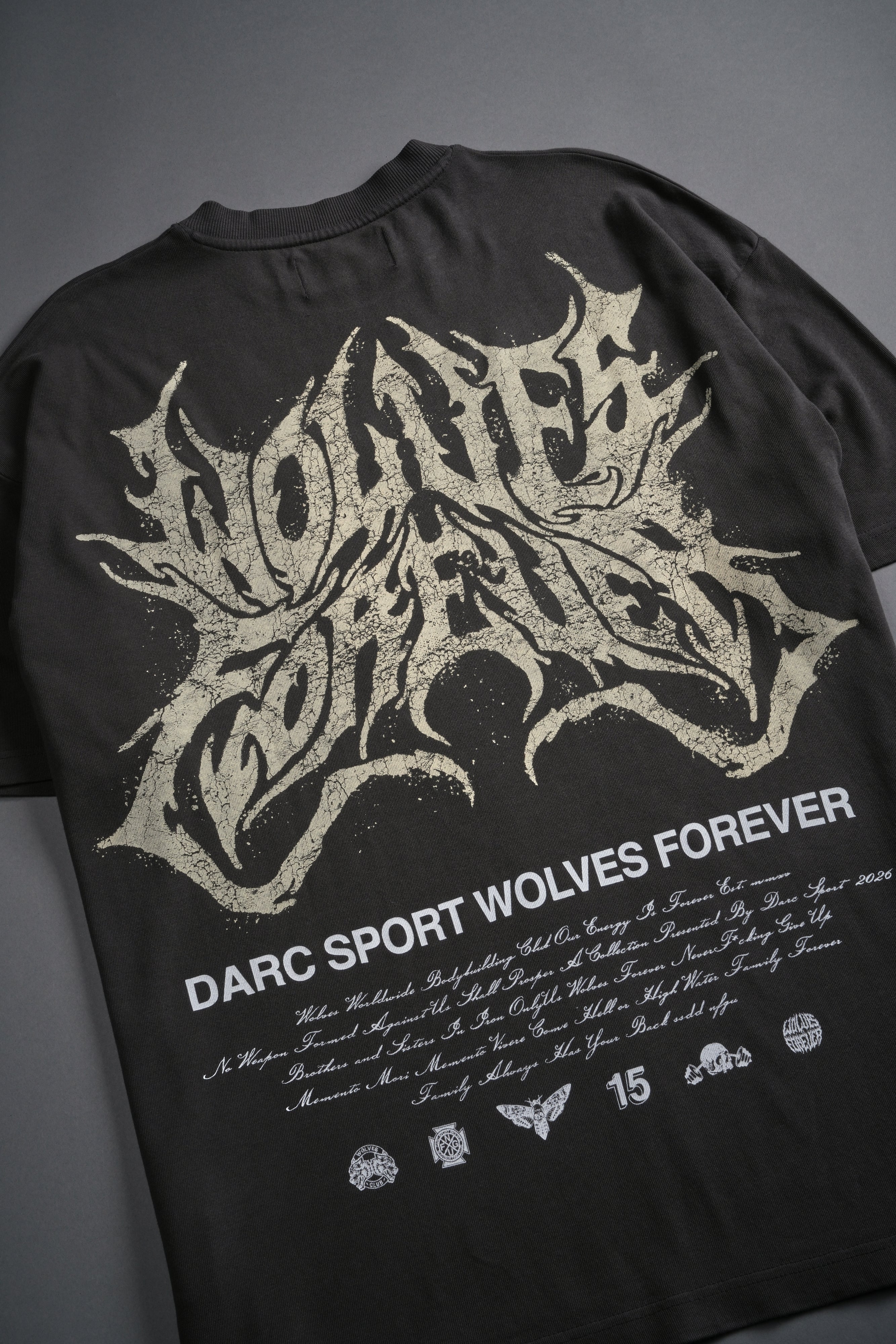 Sheer Loyalty "Premium" Oversized Tee in Wolf Gray