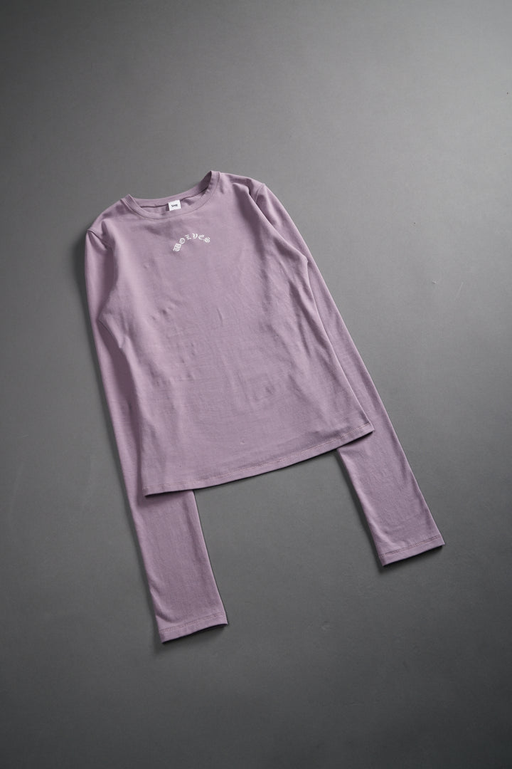 Chopper V2 "Eden" L/S Tee in Purple Smoke
