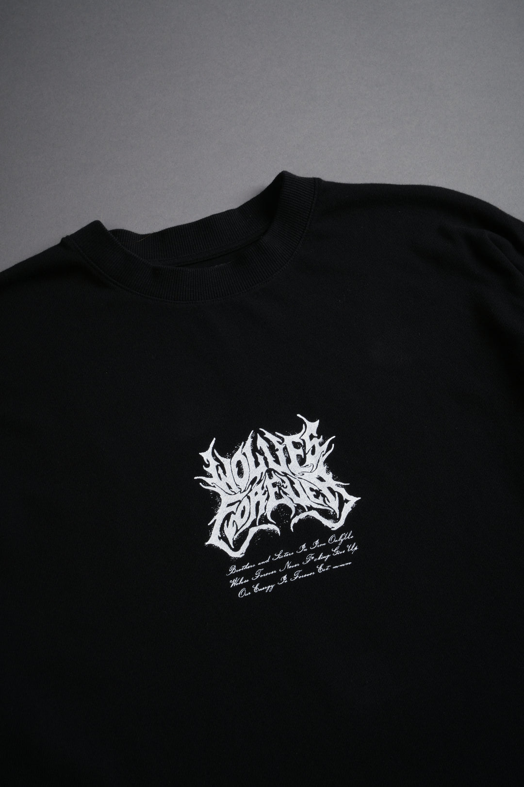 Sheer Loyalty "Premium" Oversized Tee in Black