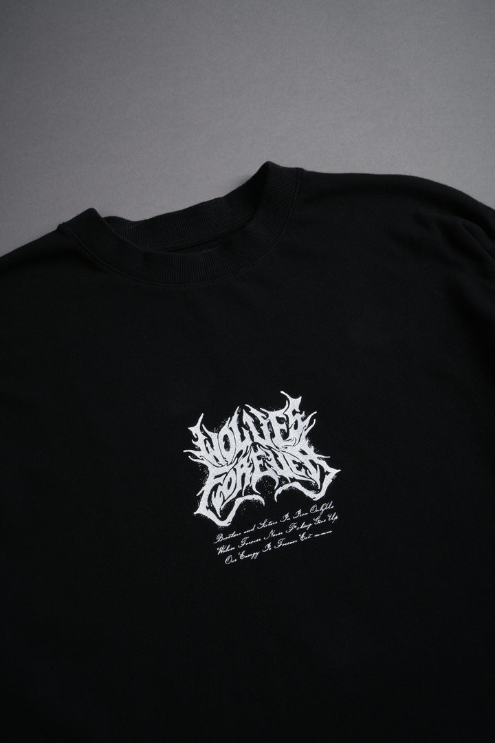 Sheer Loyalty "Premium" Oversized Tee in Black