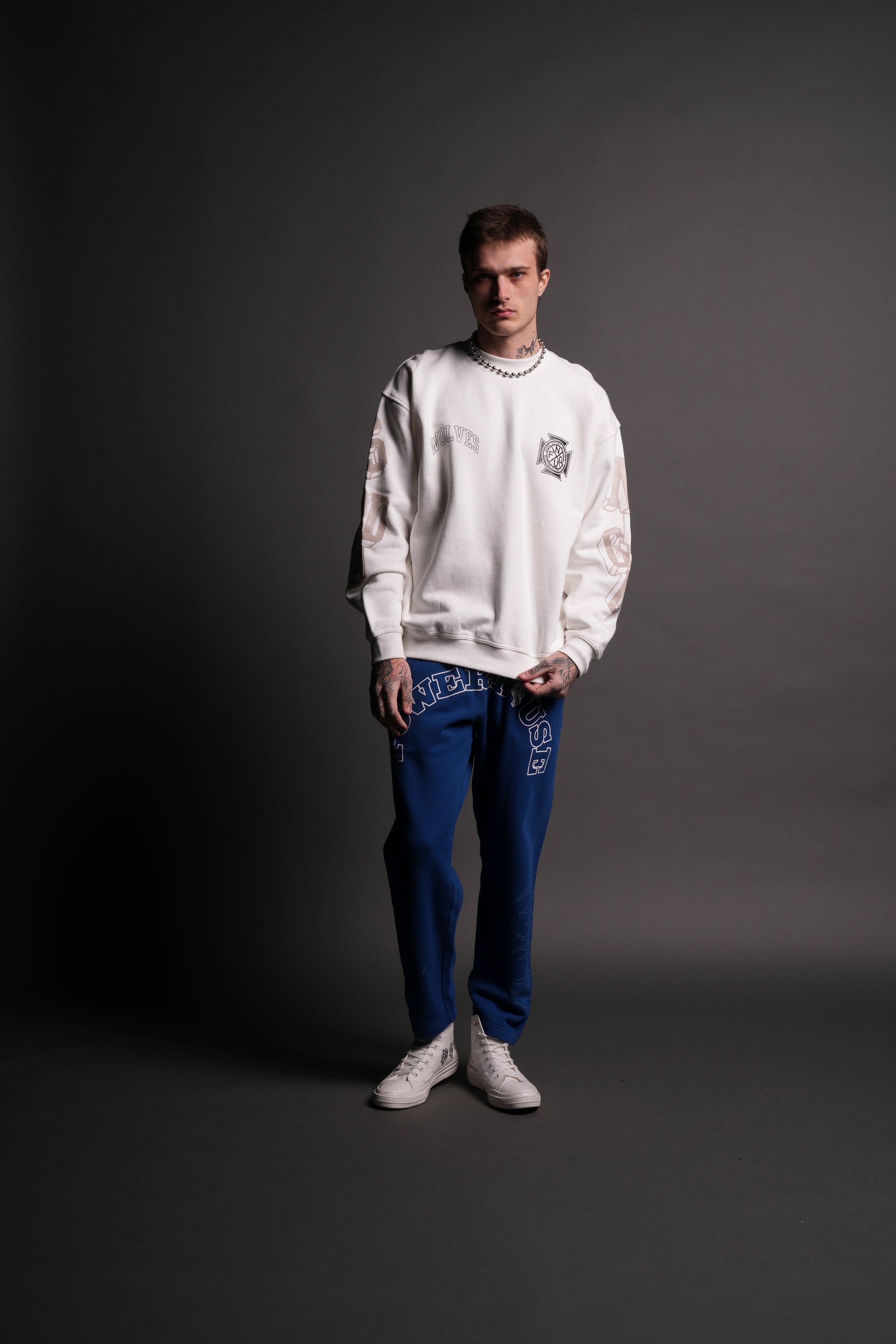 Powerhouse Forever Kumite V2 Sweat Pants in Darc Cobalt