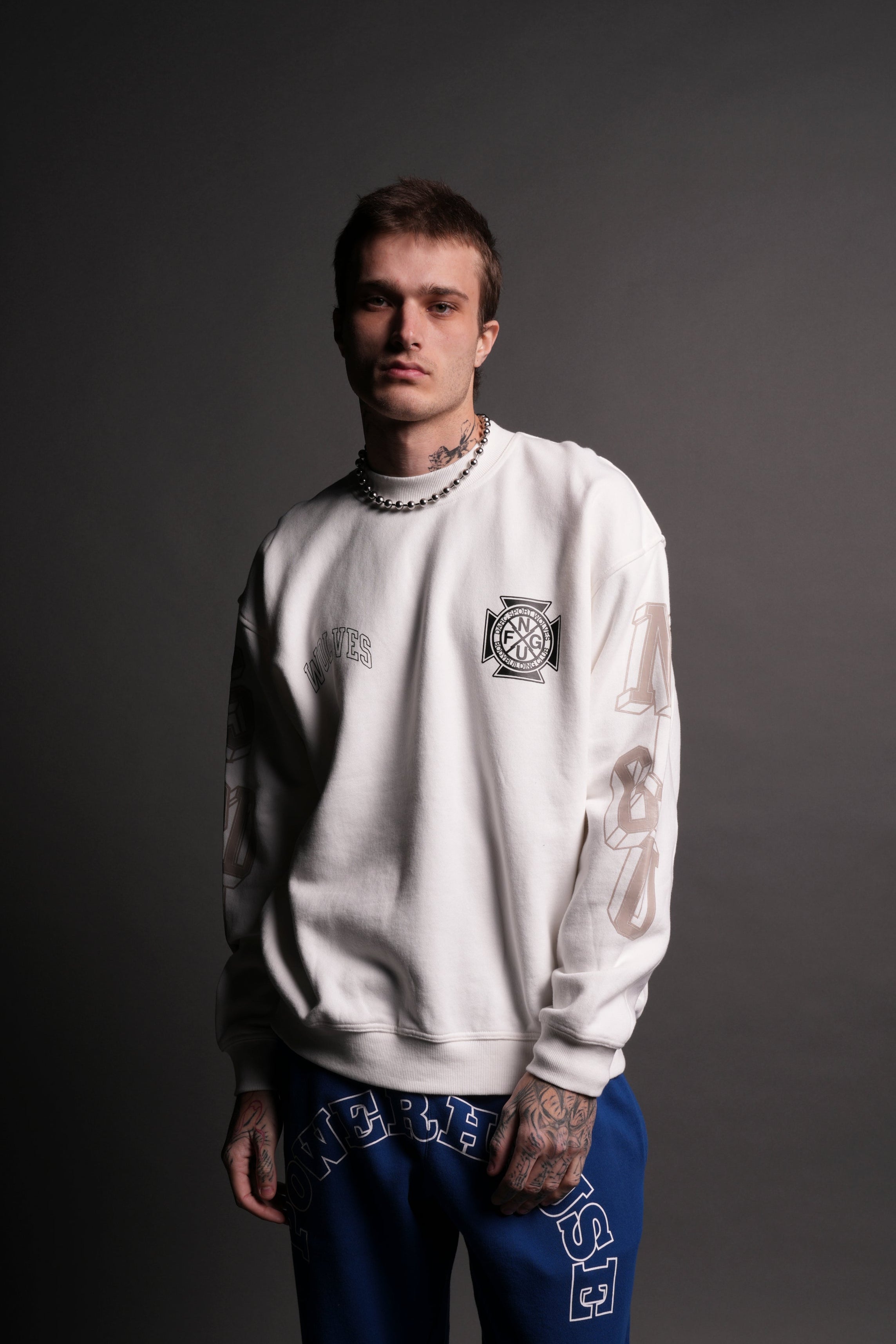 You'll Know it Cornell Cornell Crewneck in Cream