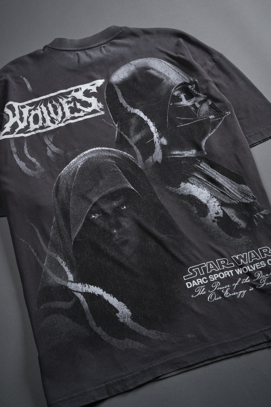 (1 Of 500) Charred Destiny "Premium" Oversized Tee in Slate Gray