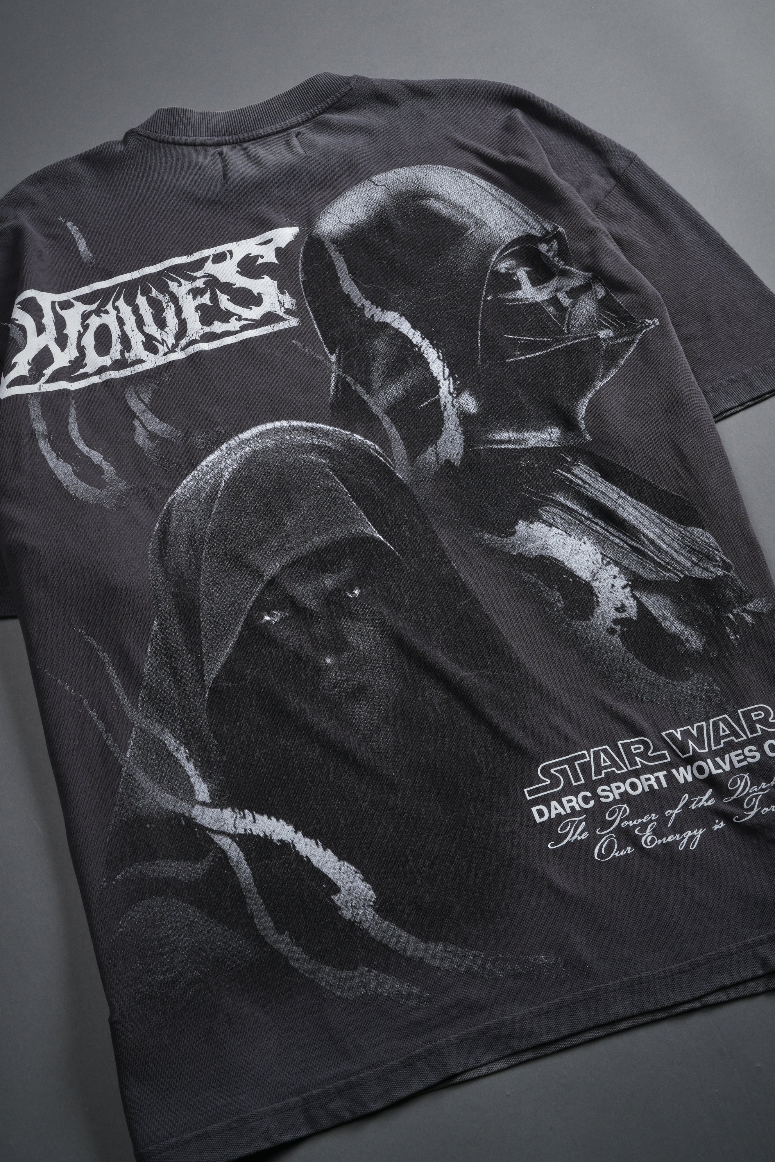 (1 Of 500) Charred Destiny "Premium" Oversized Tee in Slate Gray