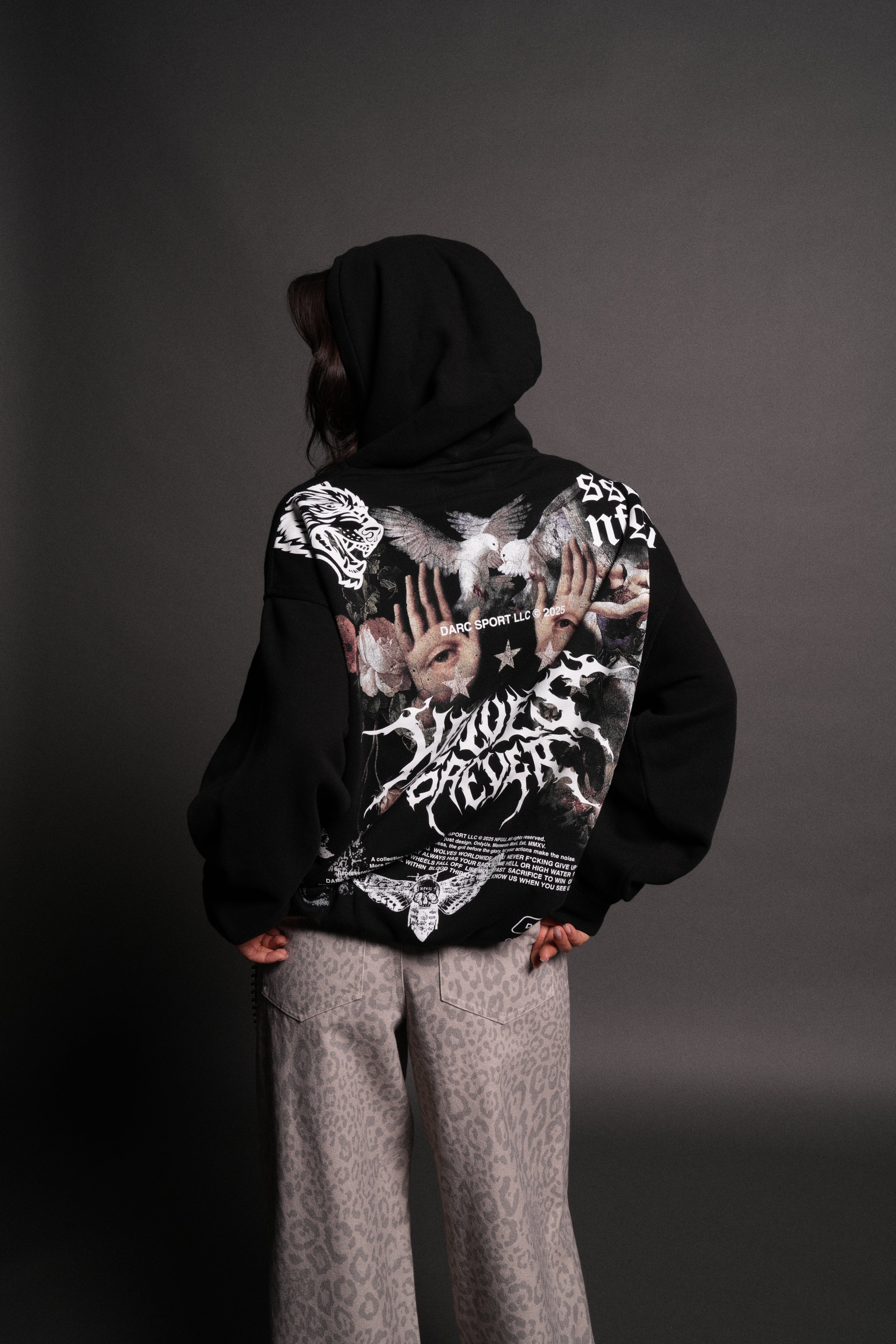 Born Stoic "Pierce" Hoodie in Black