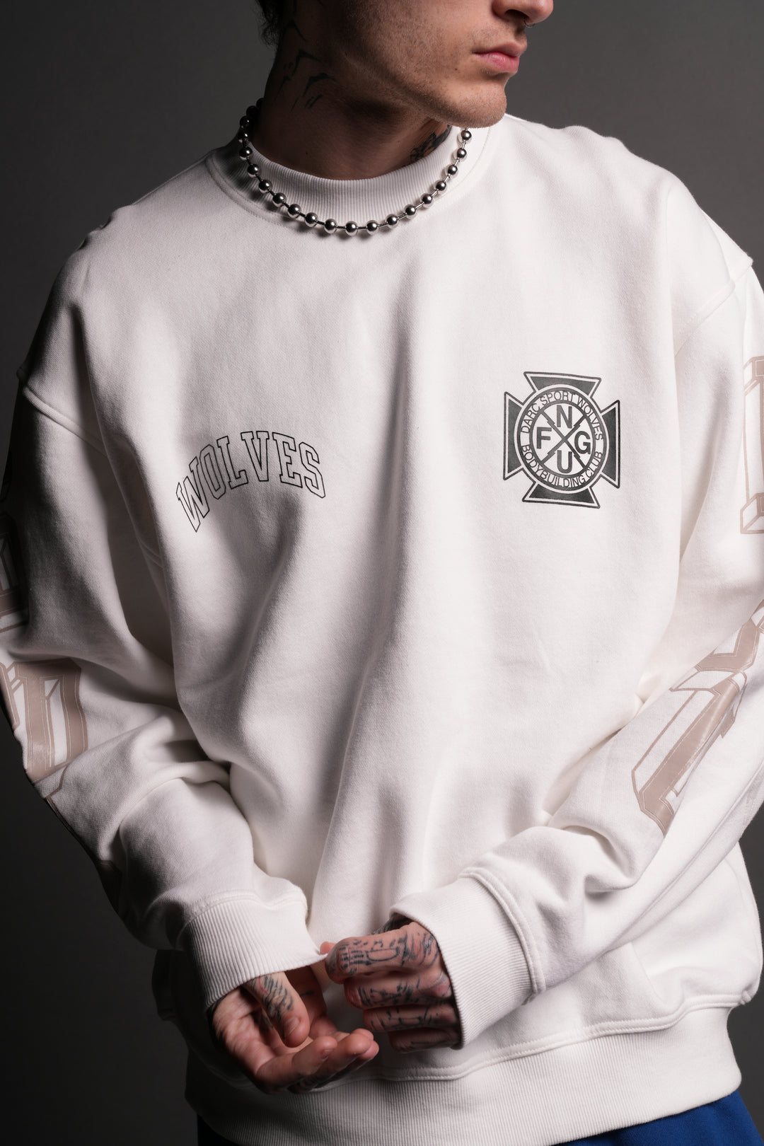 You'll Know it Cornell Cornell Crewneck in Cream