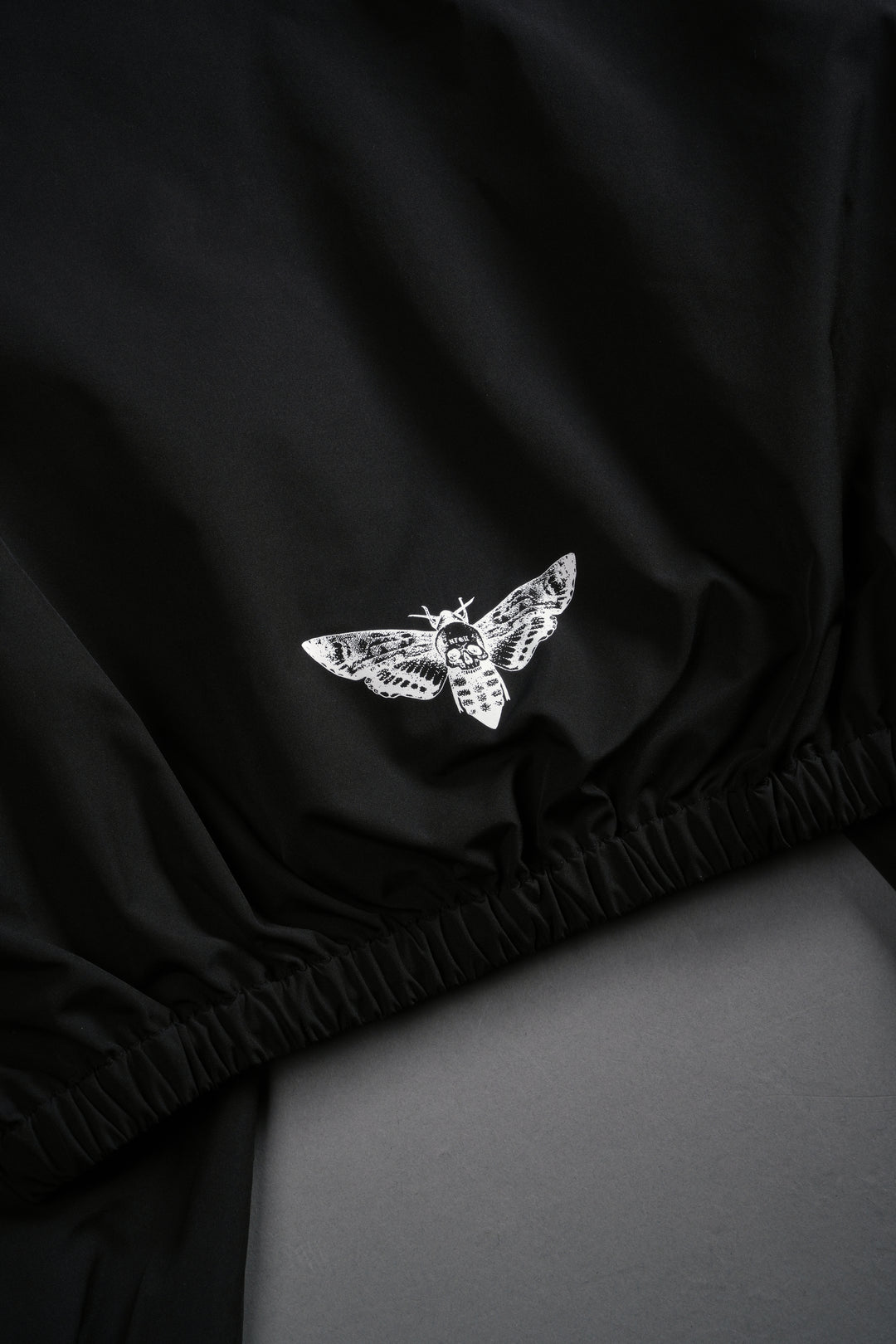 Death Becomes Her Nadia Track Jacket in Black/Purple Smoke/White