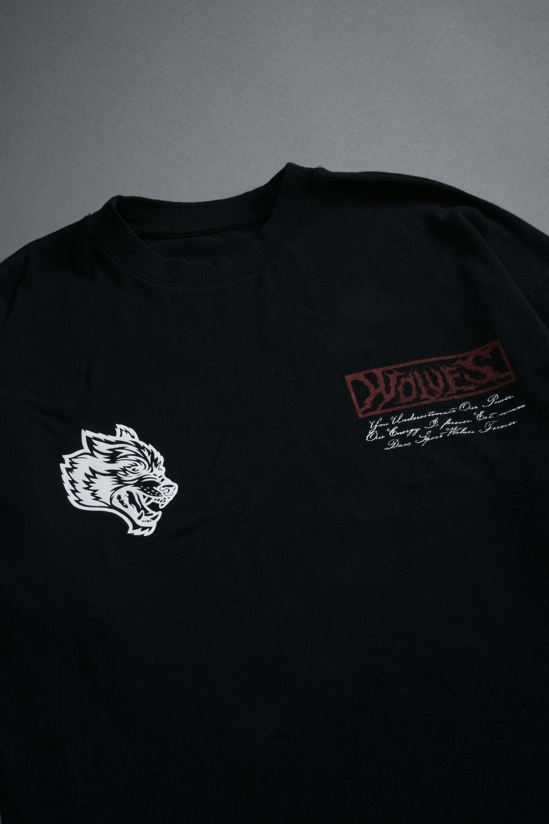 (1 Of 500) Charred Destiny "Premium" Oversized Tee in Black