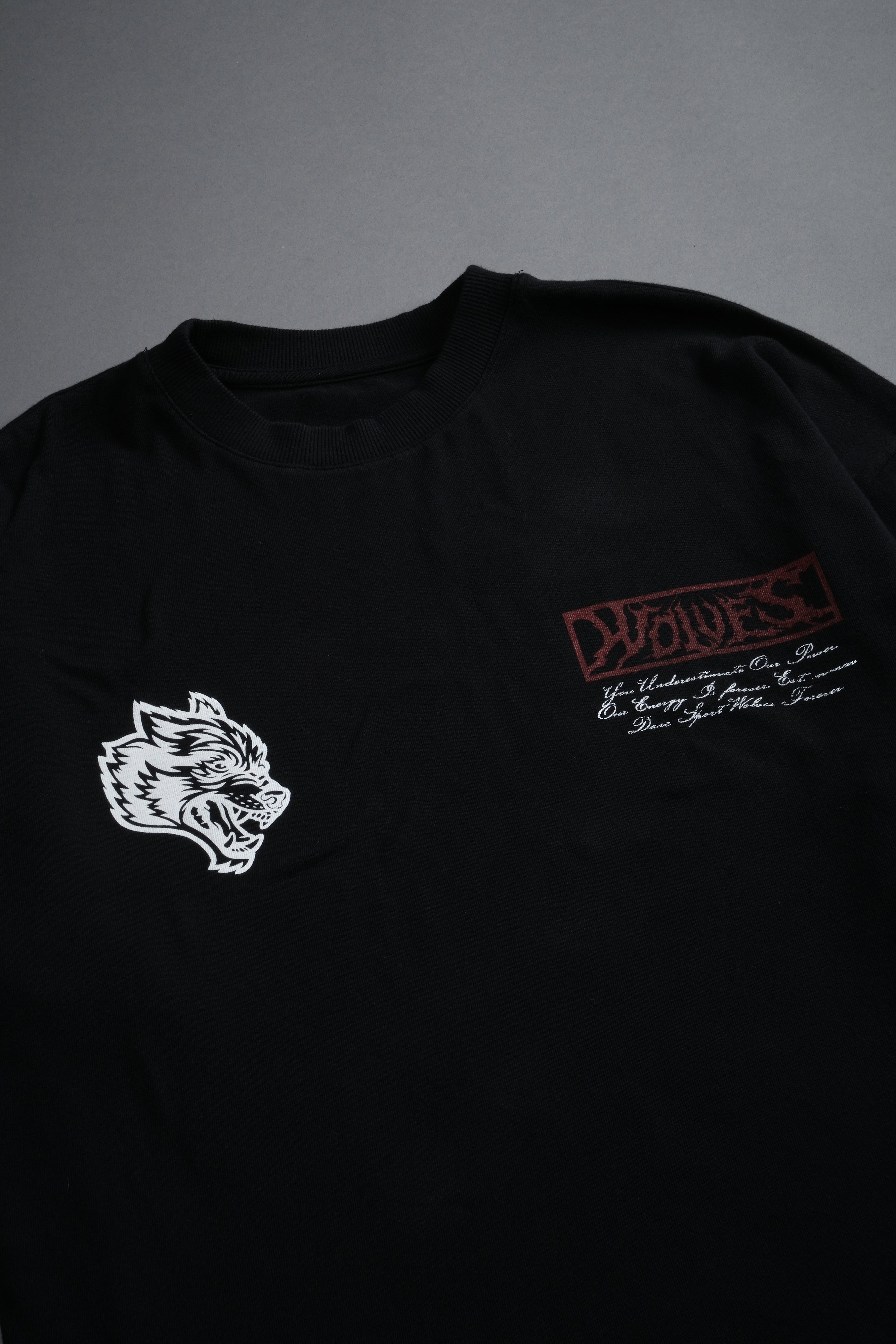 (1 Of 500) Charred Destiny "Premium" Oversized Tee in Black
