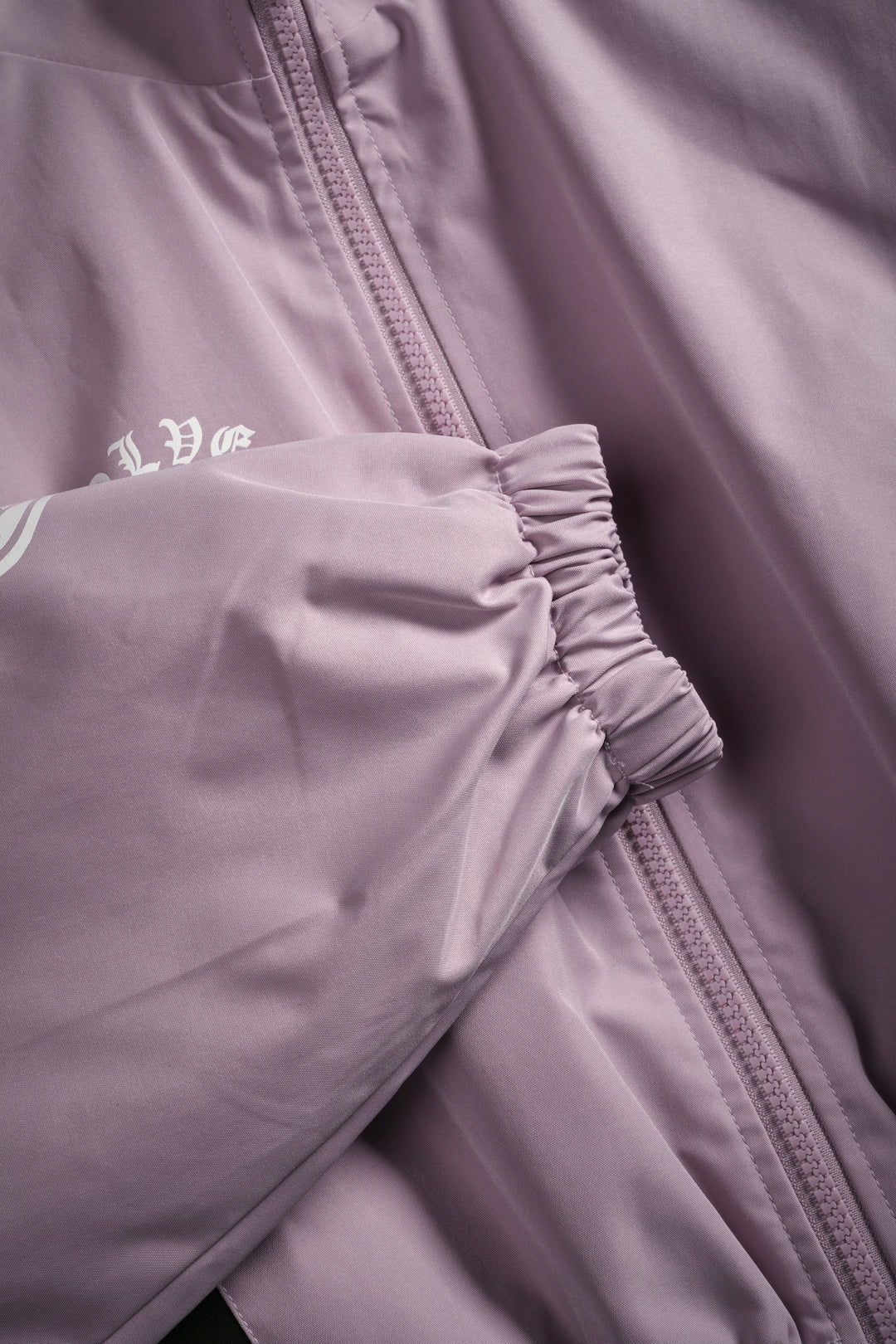 Death Becomes Her Nadia Track Jacket in Purple Smoke/Black/White