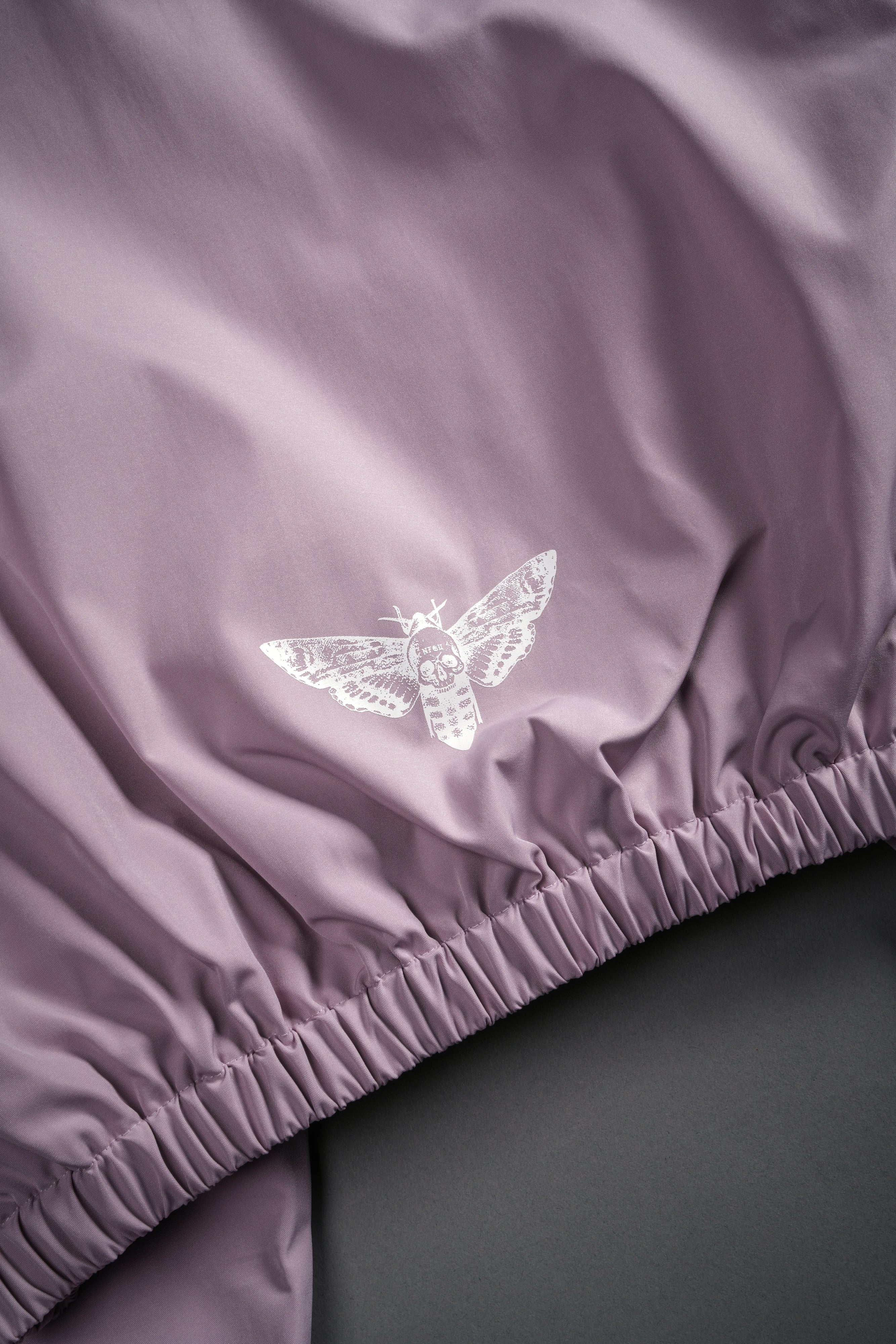 Death Becomes Her Nadia Track Jacket in Purple Smoke/Black/White