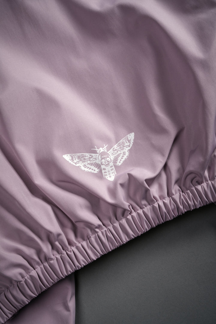 Death Becomes Her Nadia Track Jacket in Purple Smoke/Black/White
