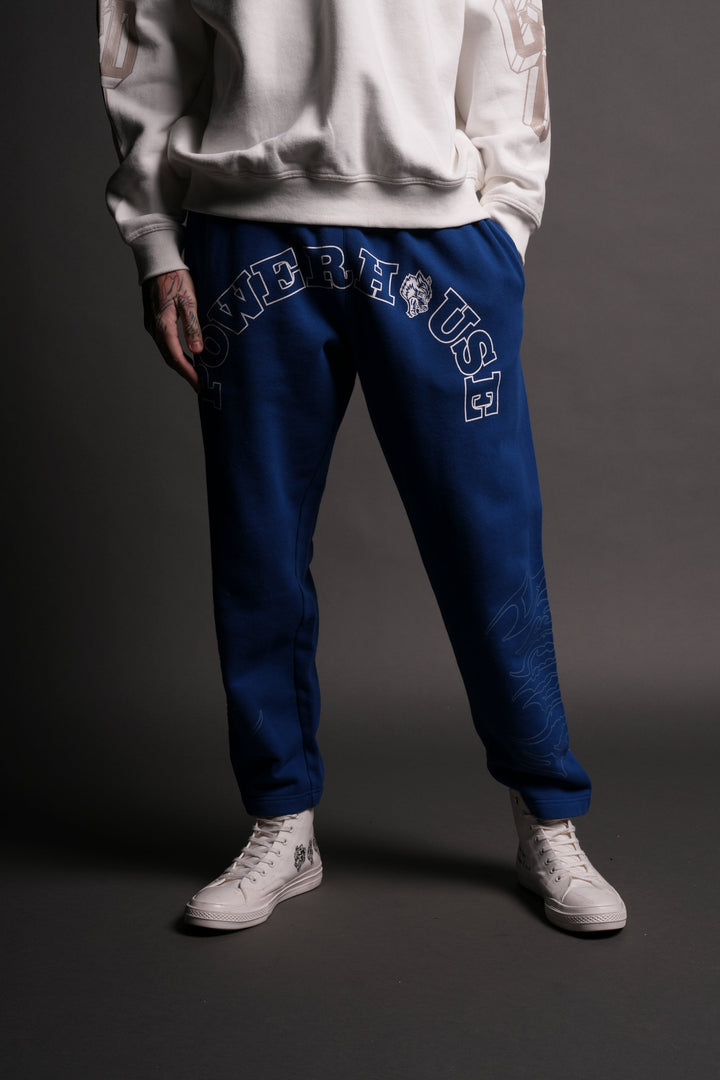 Powerhouse Forever Kumite V2 Sweat Pants in Darc Cobalt