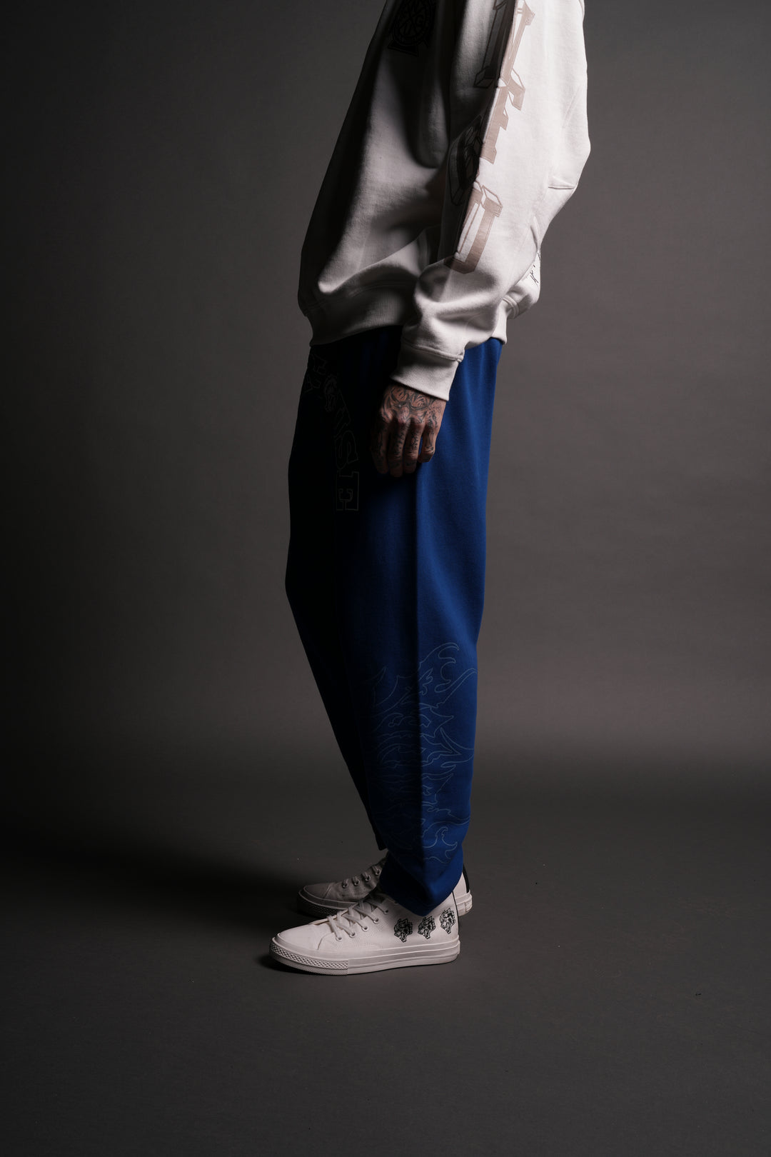 Powerhouse Forever Kumite V2 Sweat Pants in Darc Cobalt