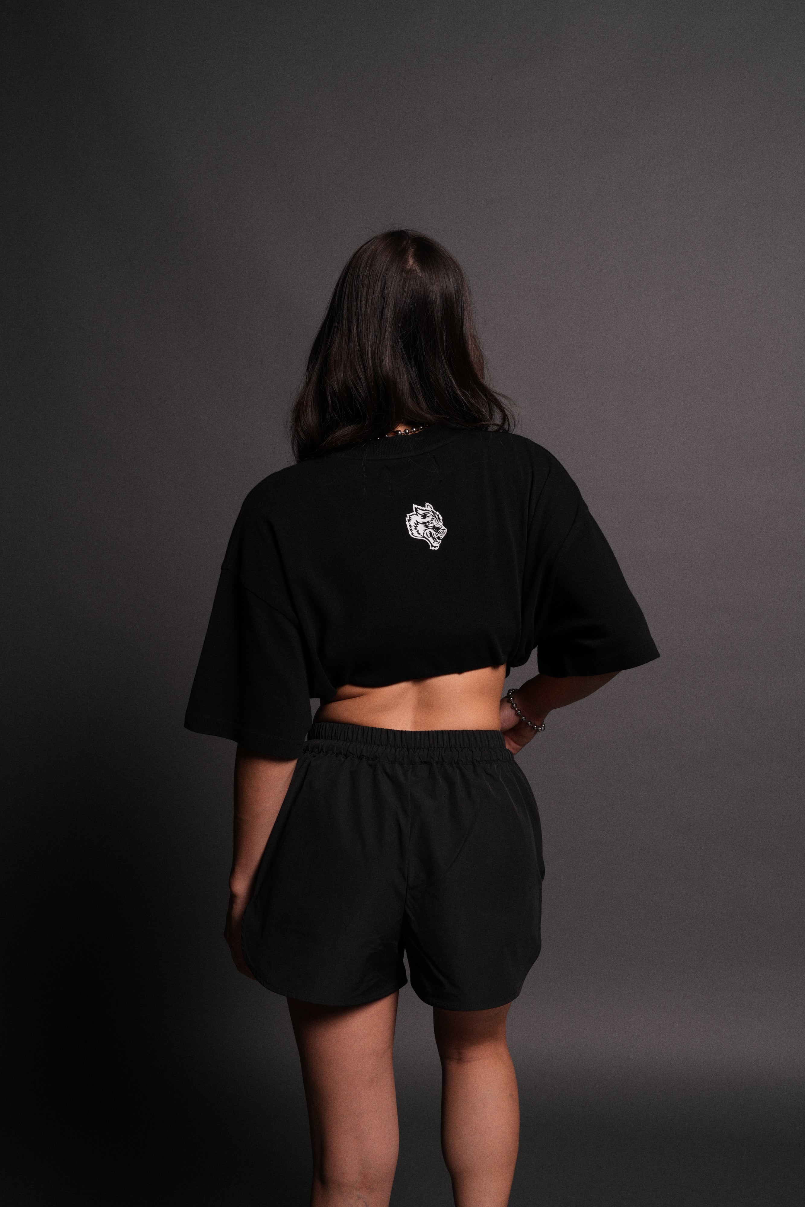 Fallen Halo Oversized "Premium" Unisex Tee in Black