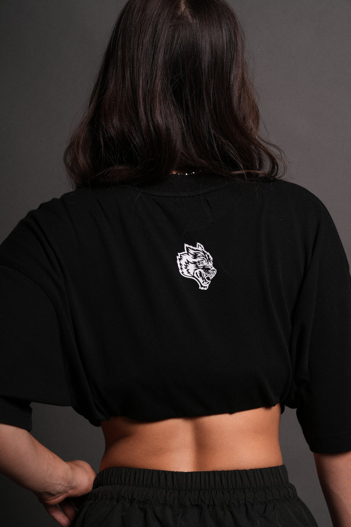 Fallen Halo Oversized "Premium" Unisex Tee in Black