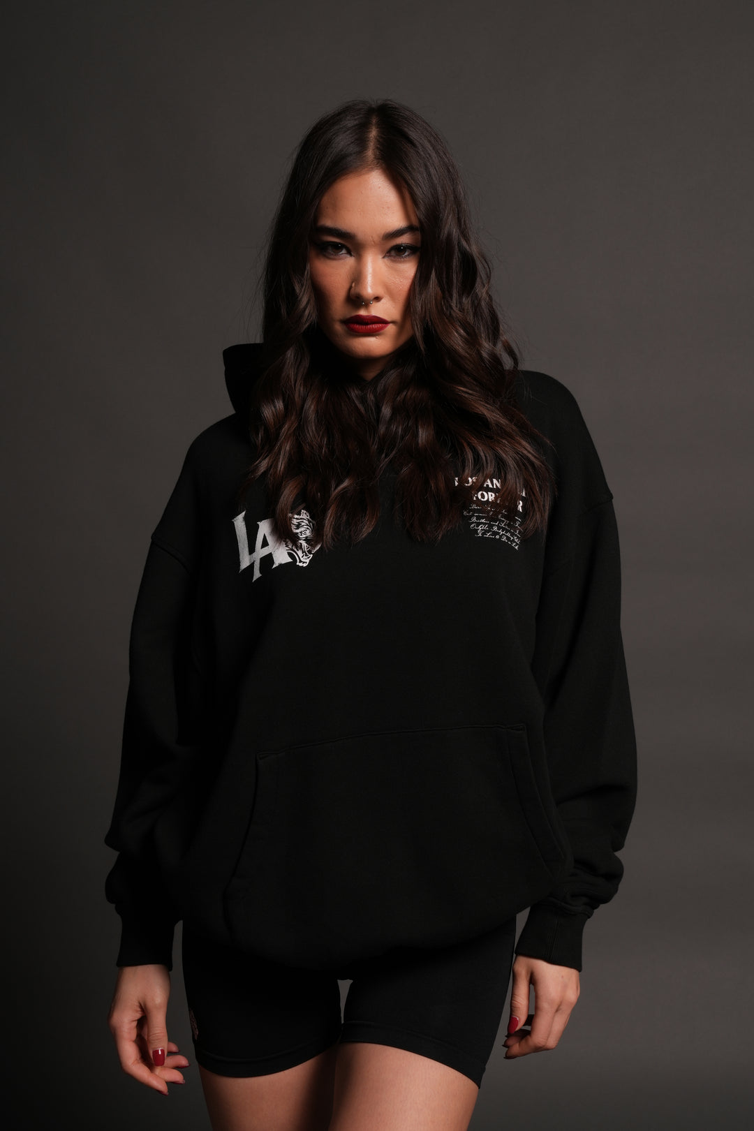 La Wolves V2 Pierce Hoodie in Black