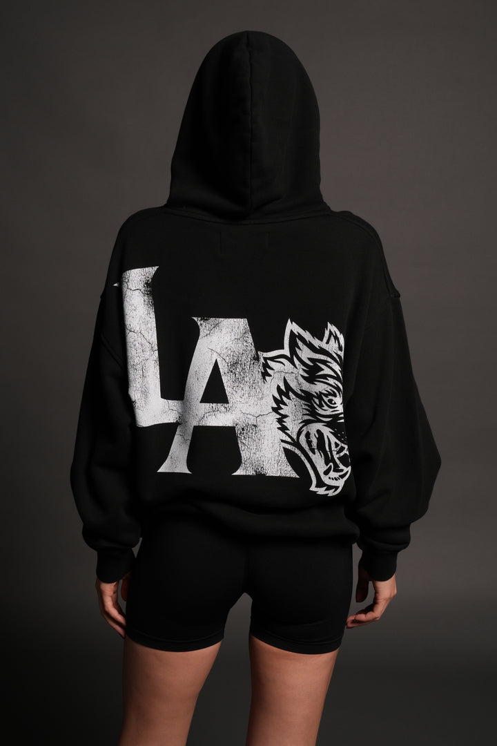 La Wolves V2 Pierce Hoodie in Black