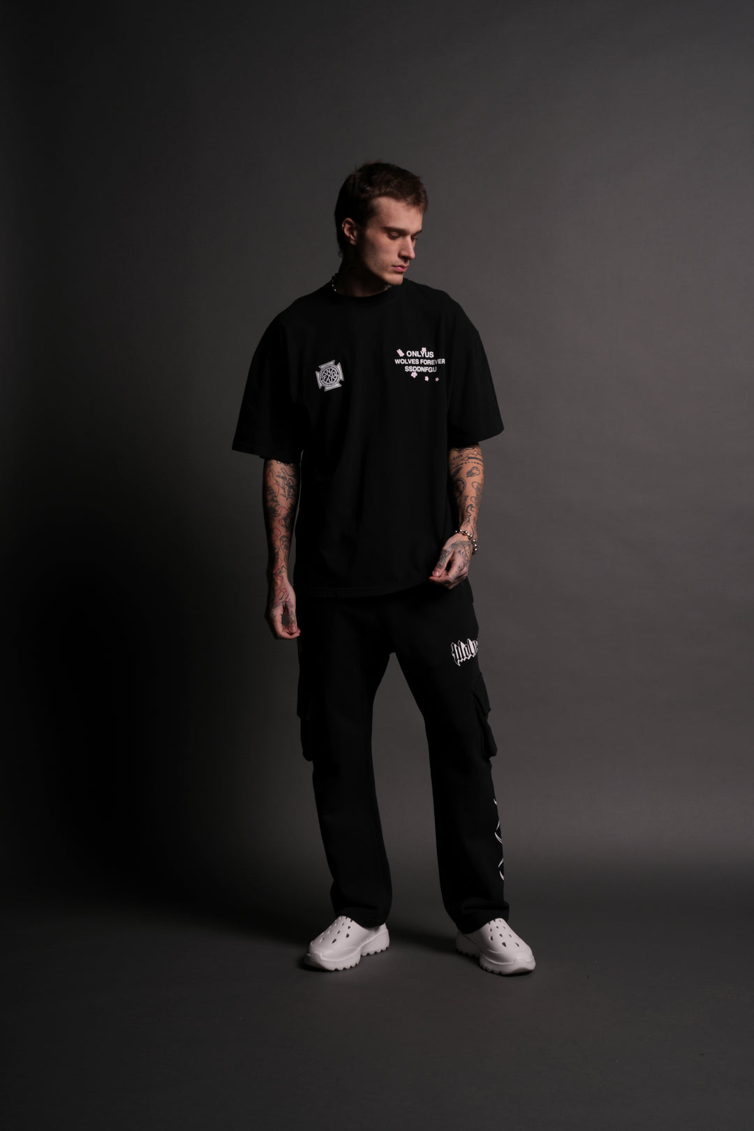 Our Fire V2 "Premium" Oversized Tee in Black