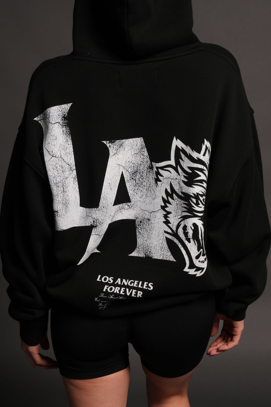 La Wolves V2 Pierce Hoodie in Black