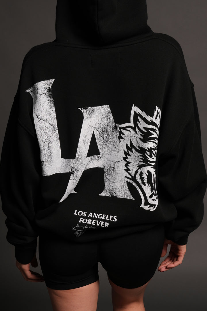 La Wolves V2 Pierce Hoodie in Black