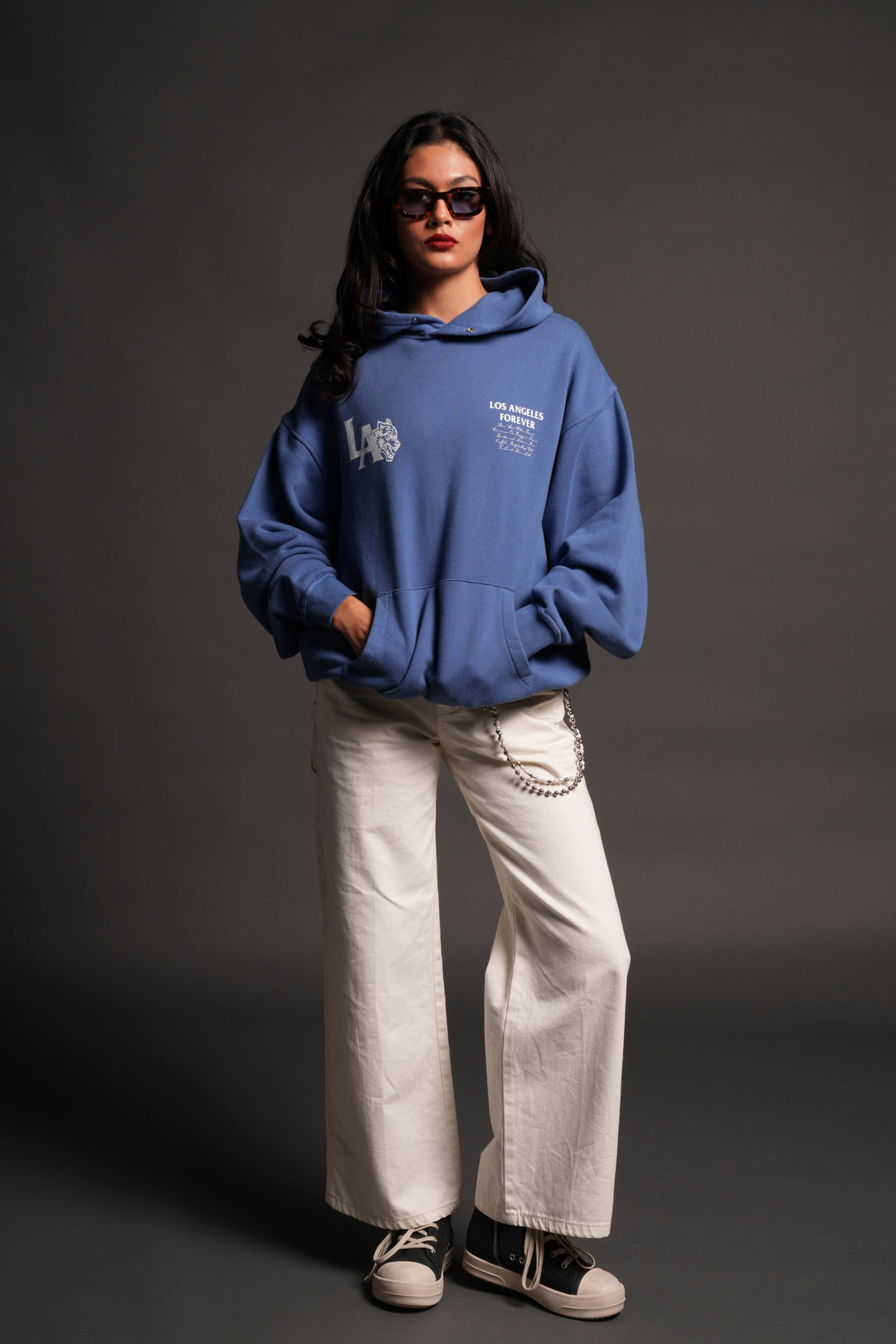 La Wolves V2 Pierce Hoodie La Blue