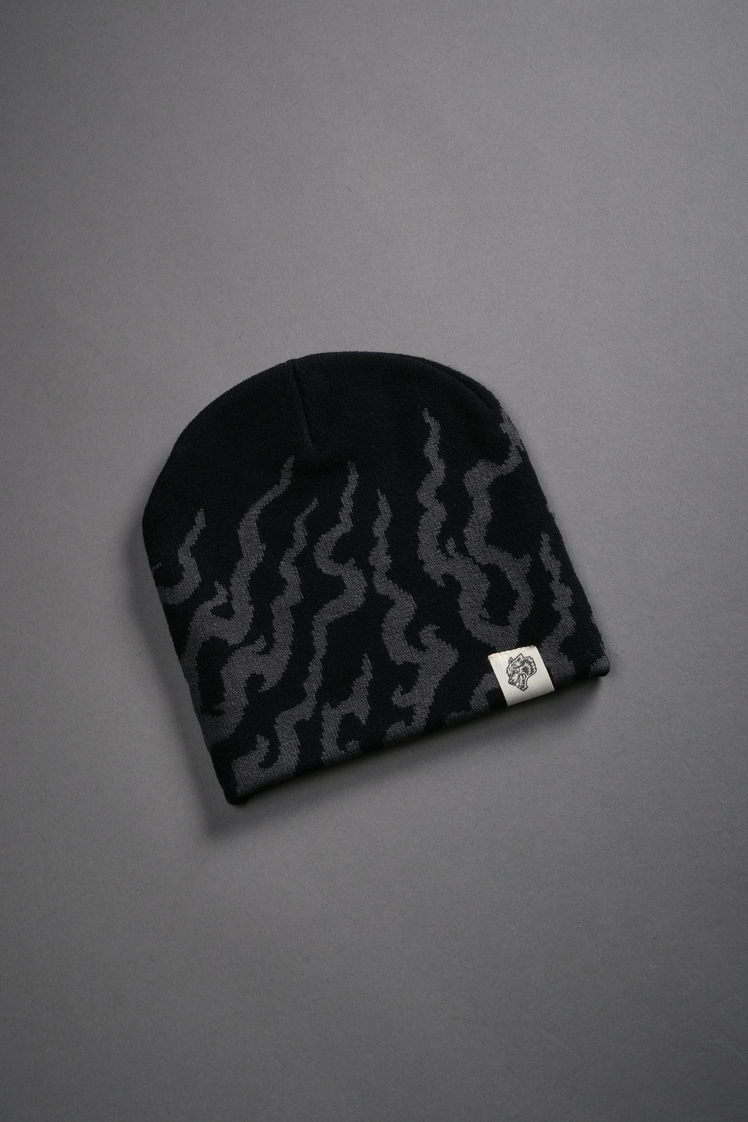 Warrior's Fire Cap Beanie in Black