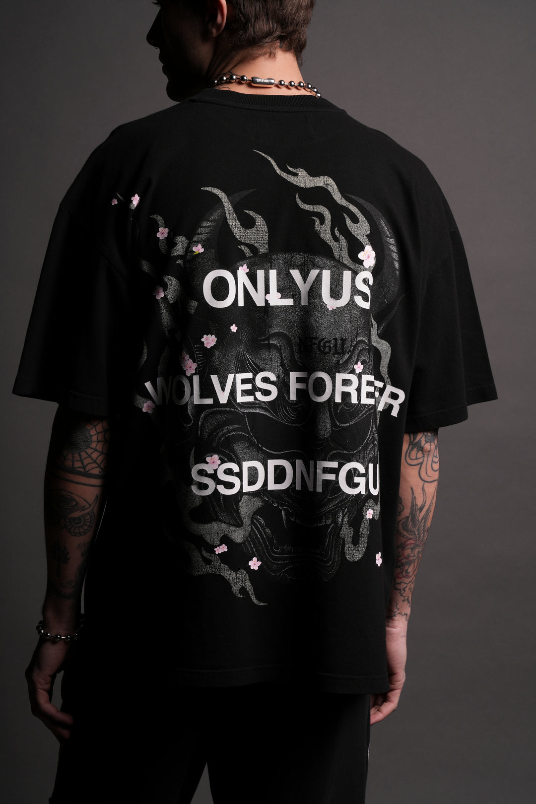 Our Fire V2 "Premium" Oversized Tee in Black