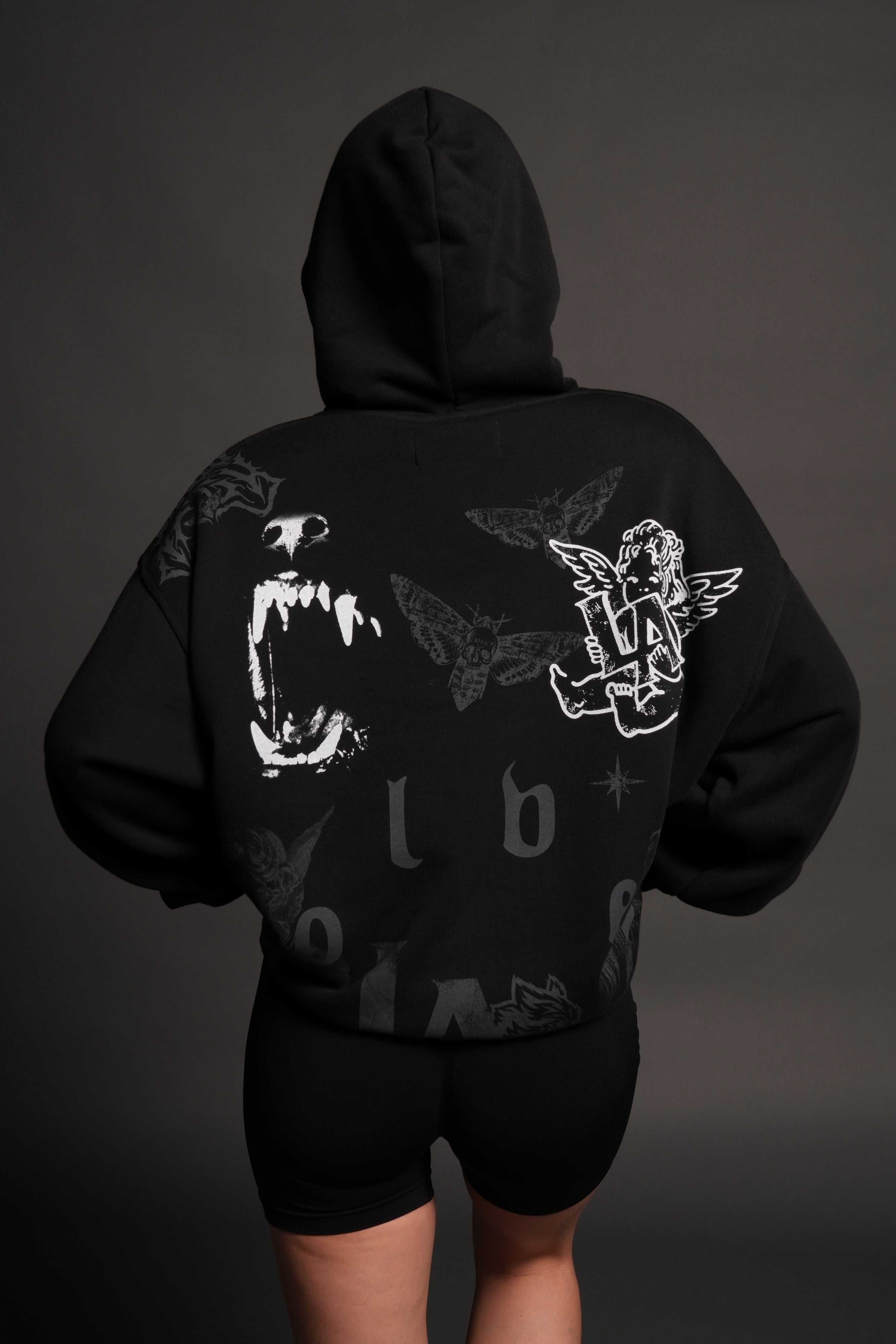 Homage To La Pierce Hoodie in Black