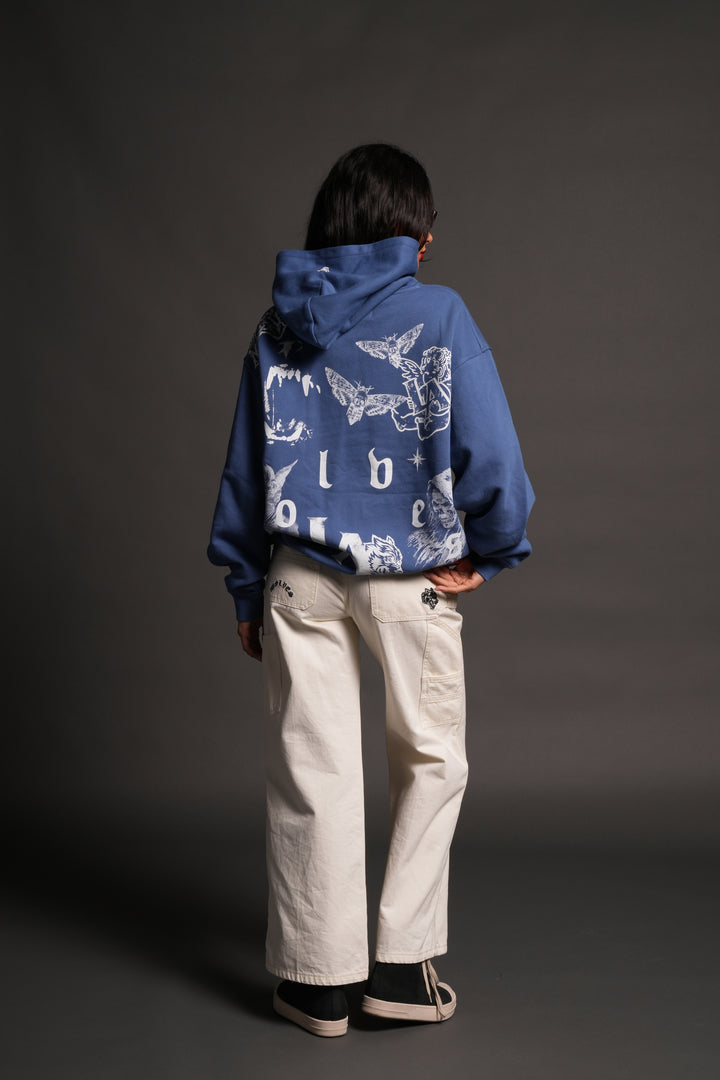Homage To La Pierce Hoodie in La Blue