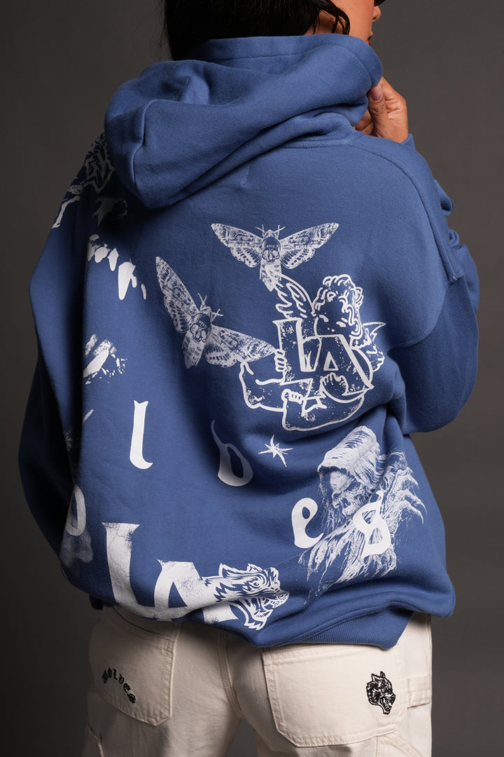 Homage To La Pierce Hoodie in La Blue