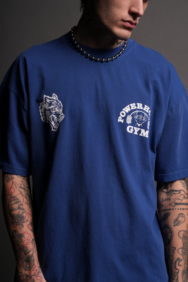 NFGU Powerhouse "Premium" Oversized Tee in Darc Blue